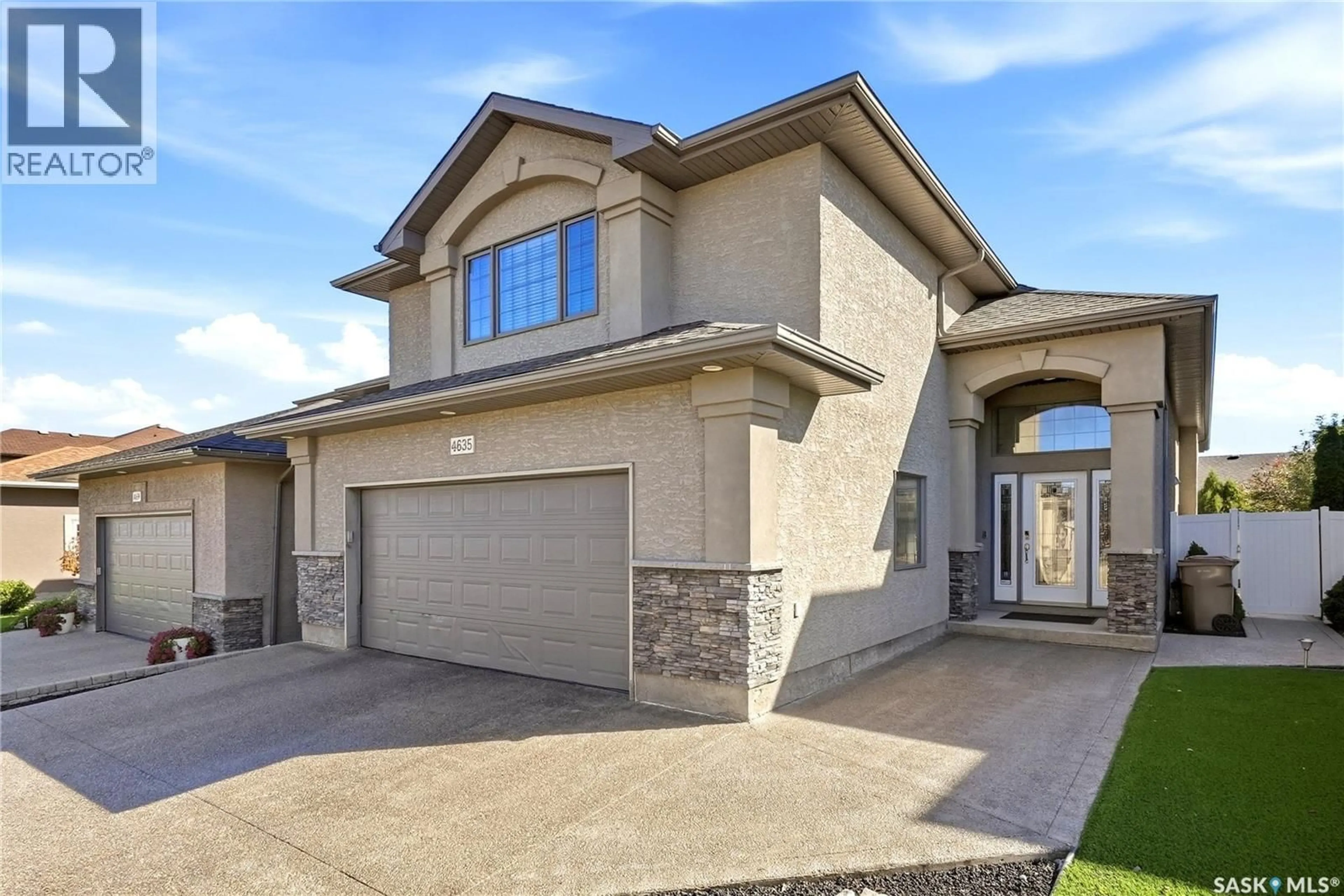 Home with brick exterior material, street for 4635 SHUMIATCHER CRESCENT, Regina Saskatchewan S4X0B7