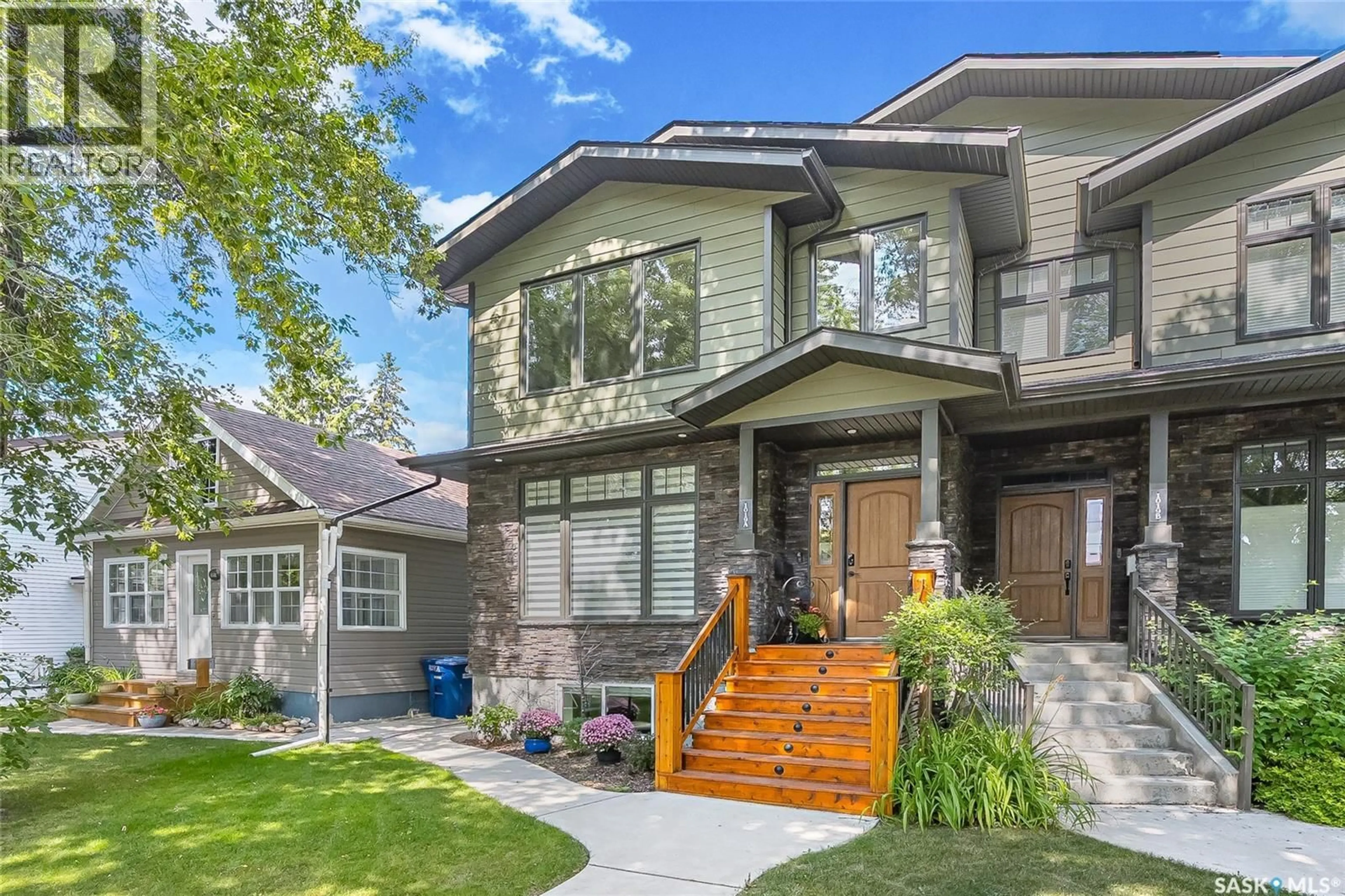 Home with brick exterior material, street for 1019A 10TH STREET, Saskatoon Saskatchewan S7H0H8