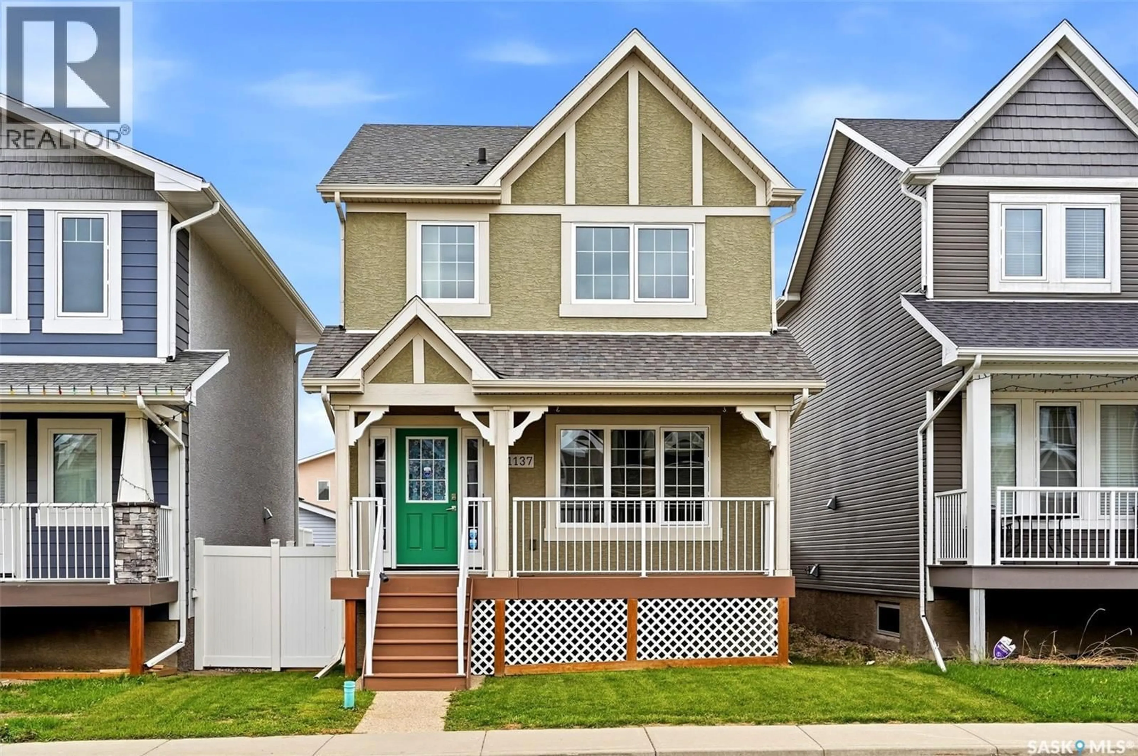 Home with vinyl exterior material, street for 1137 JURASIN STREET, Regina Saskatchewan S4X0K1