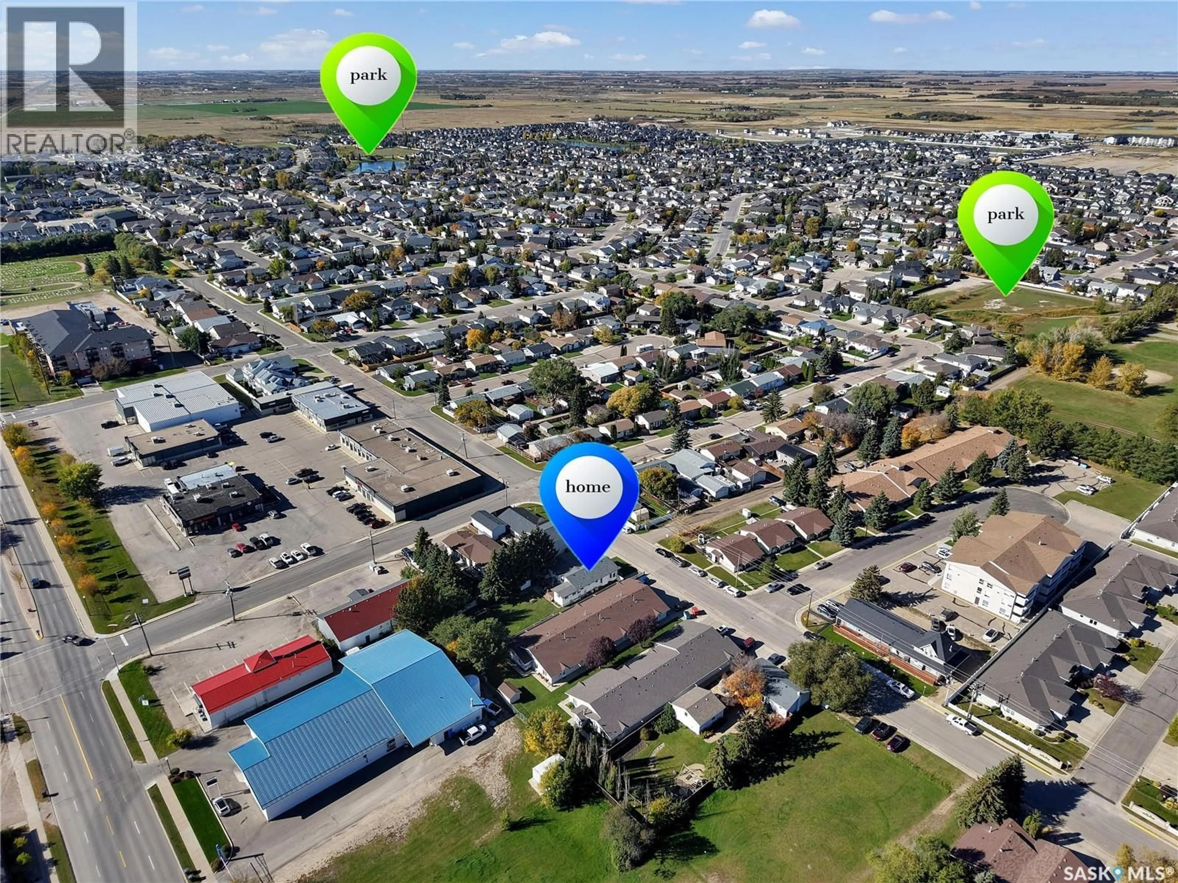 A pic from outside/outdoor area/front of a property/back of a property/a pic from drone, street for 431 PETERS STREET, Warman Saskatchewan S0K4S0