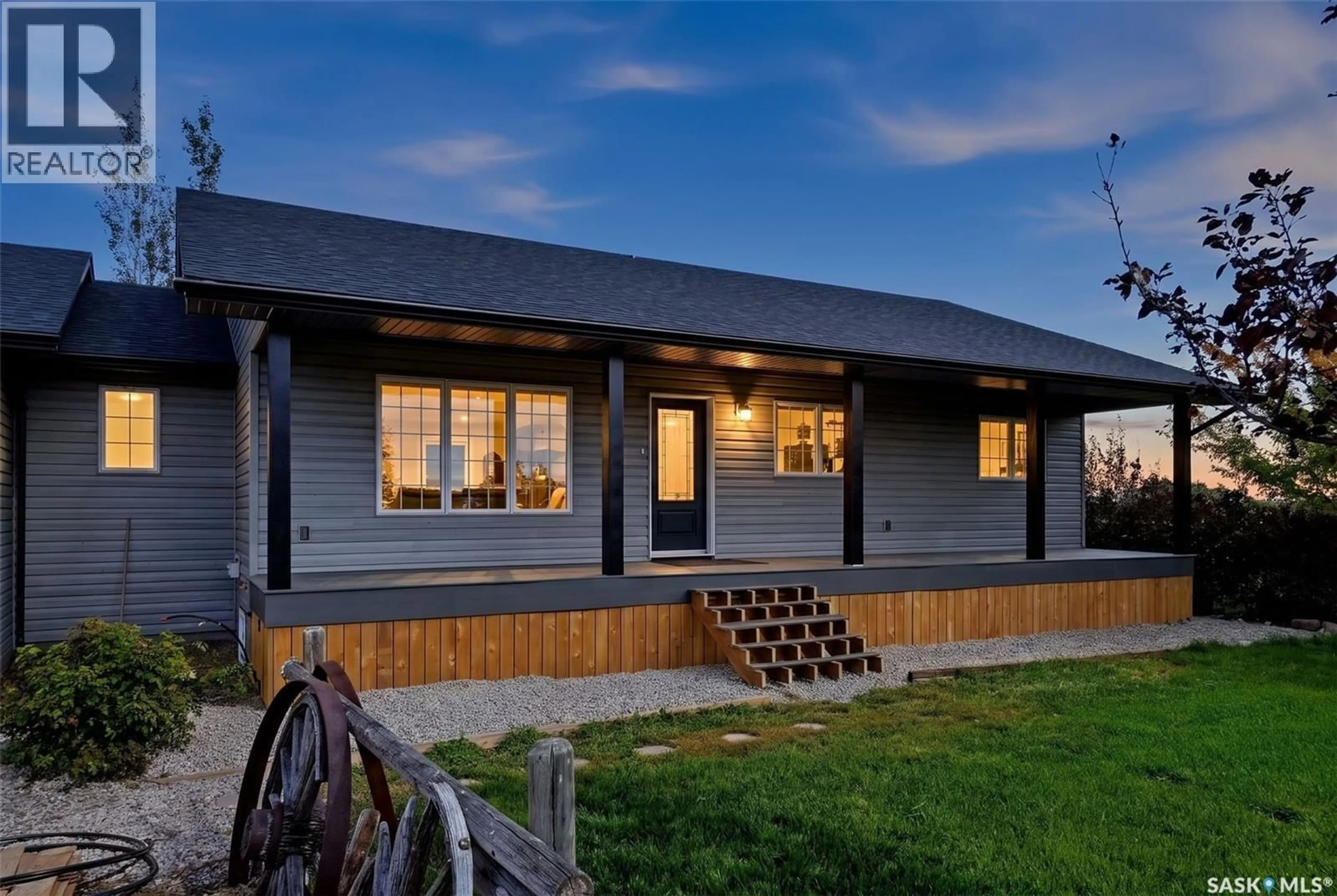 Home with vinyl exterior material, street for BRADY ACREAGE, Lumsden Rm No. 189 Saskatchewan S0G0W0