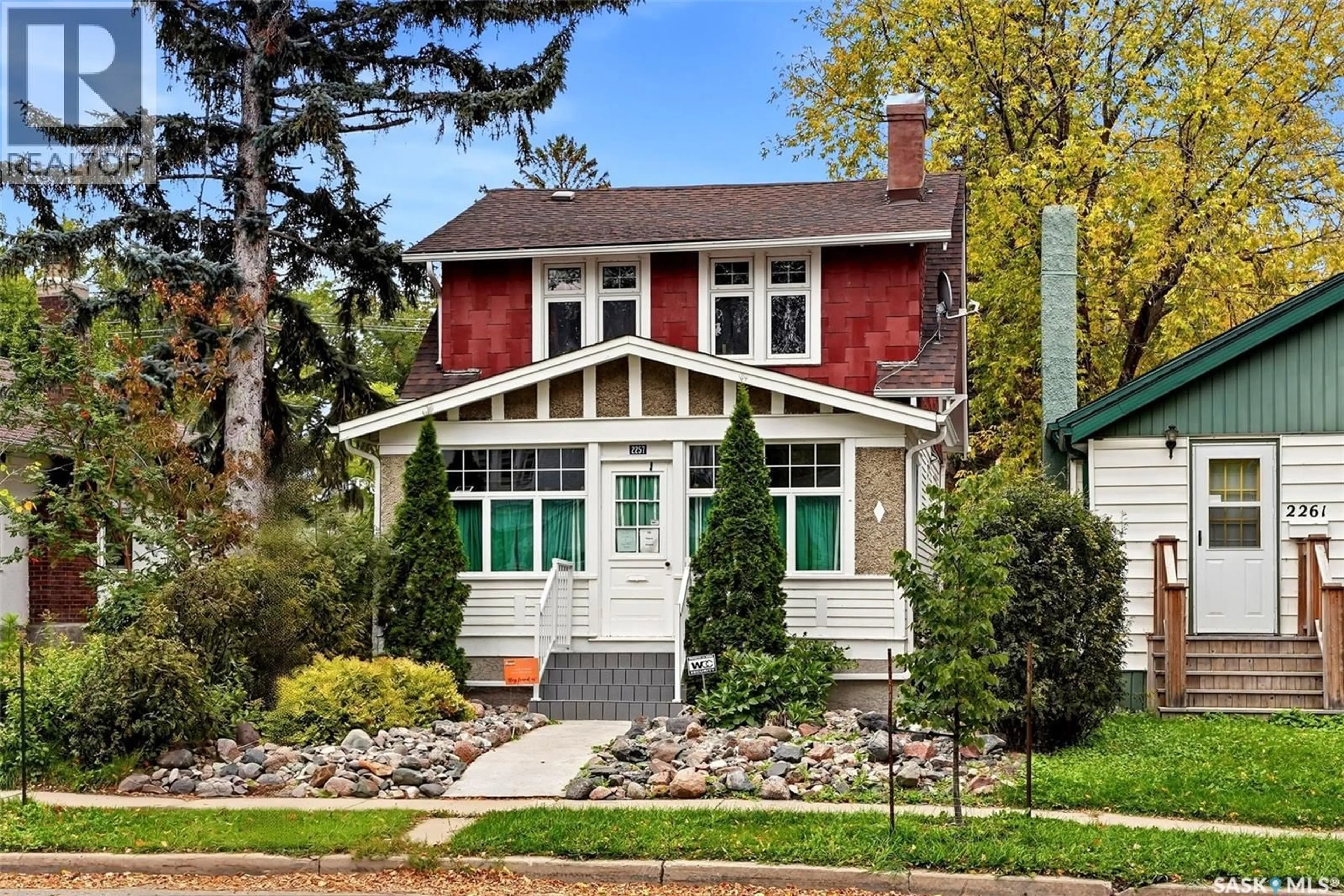 Home with brick exterior material, street for 2257 ELPHINSTONE STREET, Regina Saskatchewan S4T3N9