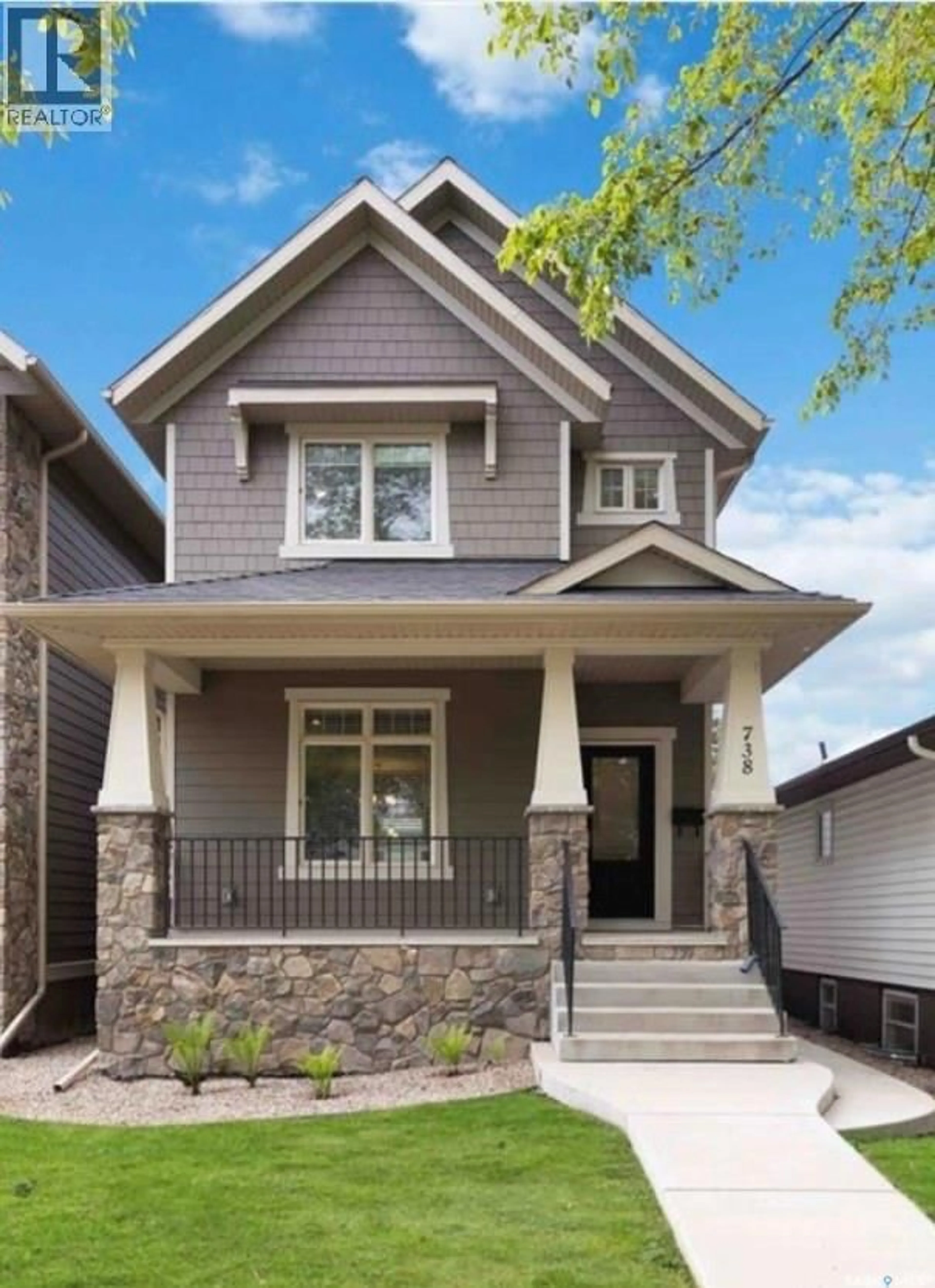 Home with brick exterior material, street for 738 4TH STREET, Saskatoon Saskatchewan S7H1K2