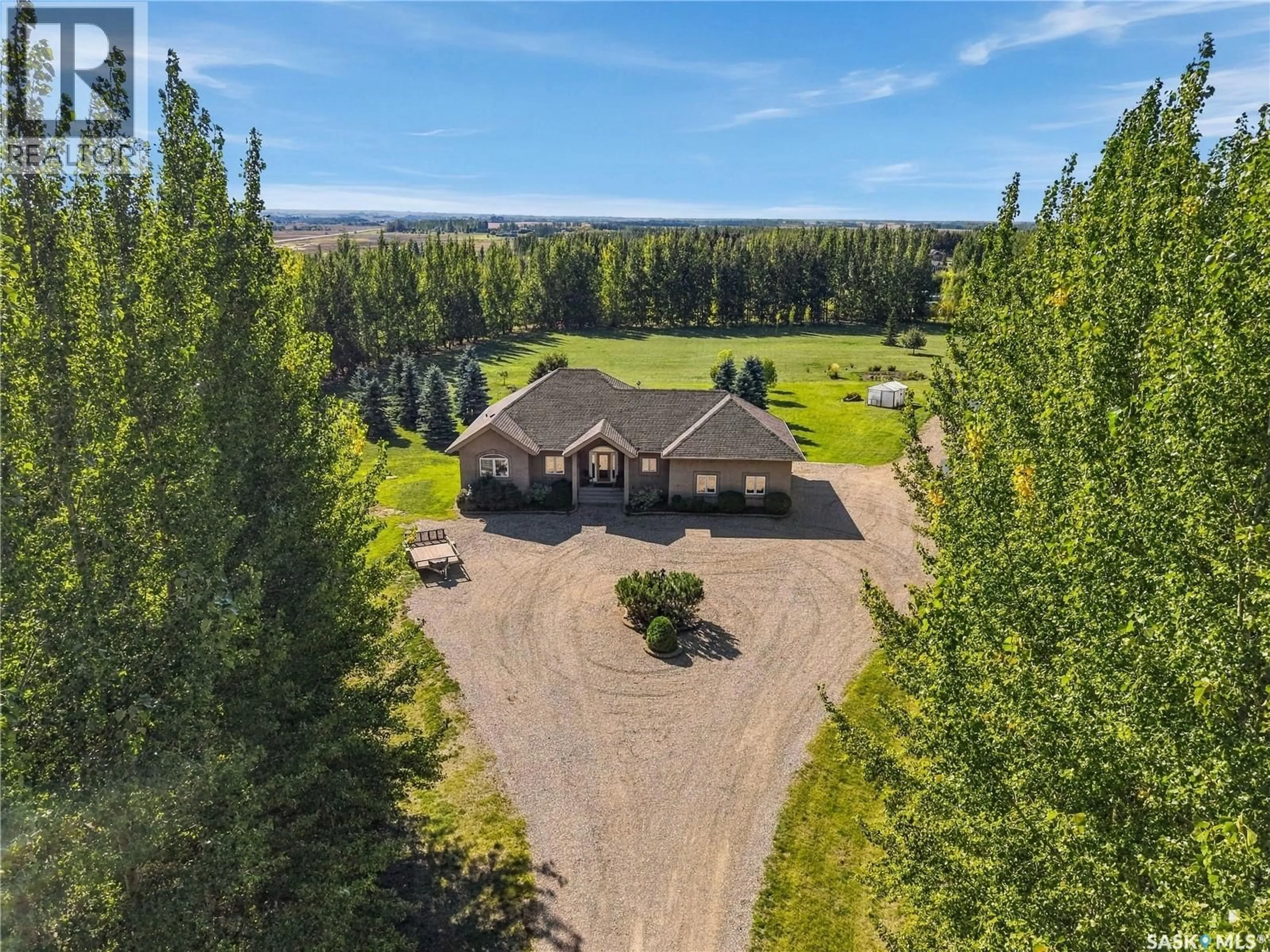 A pic from outside/outdoor area/front of a property/back of a property/a pic from drone, mountain view for 20 WERSCHNER DRIVE, Dundurn Rm No. 314 Saskatchewan S7K3J8
