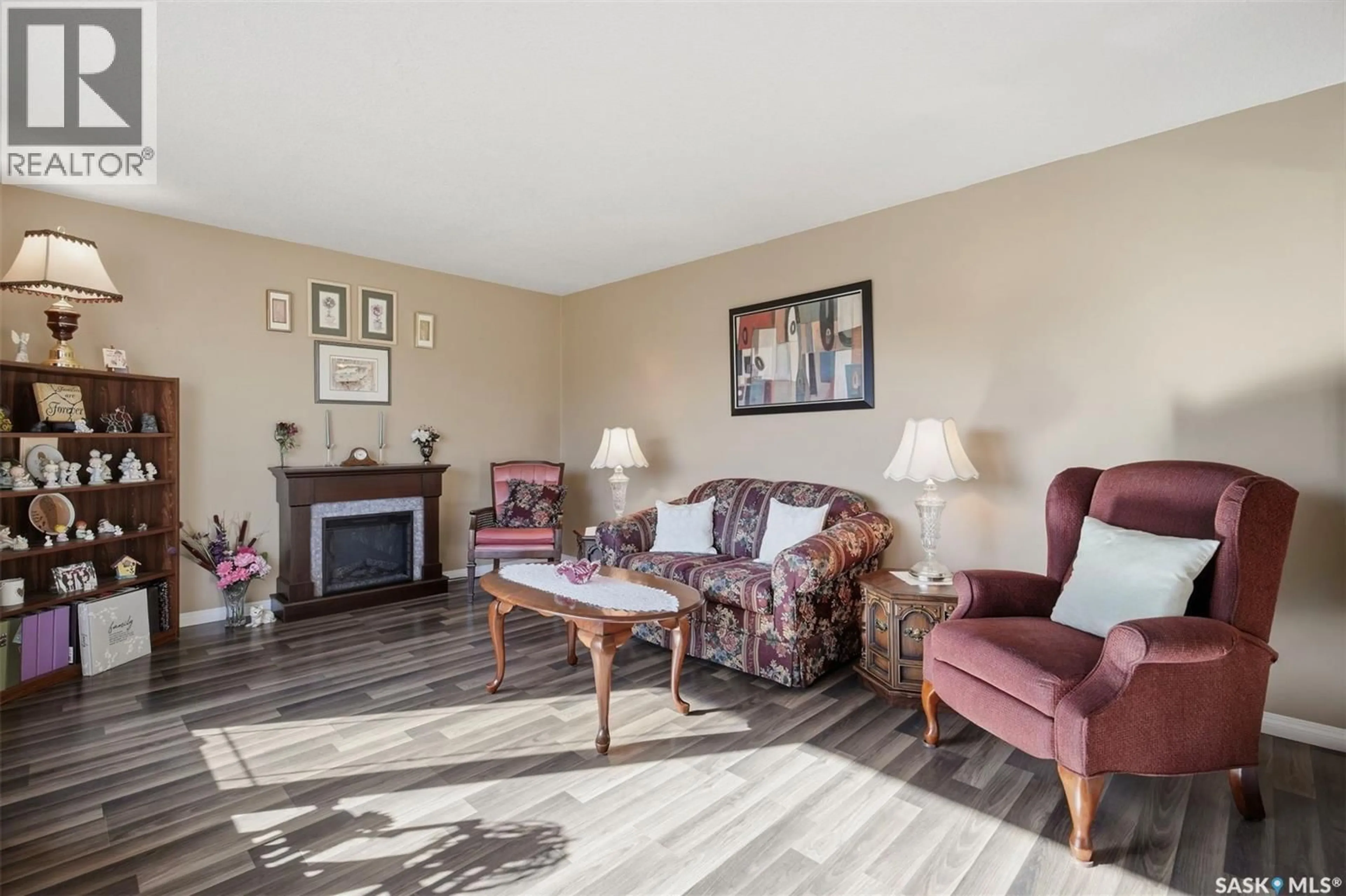 Living room with furniture, unknown for 15 BLAKE CRESCENT, Aberdeen Saskatchewan S0K0A0