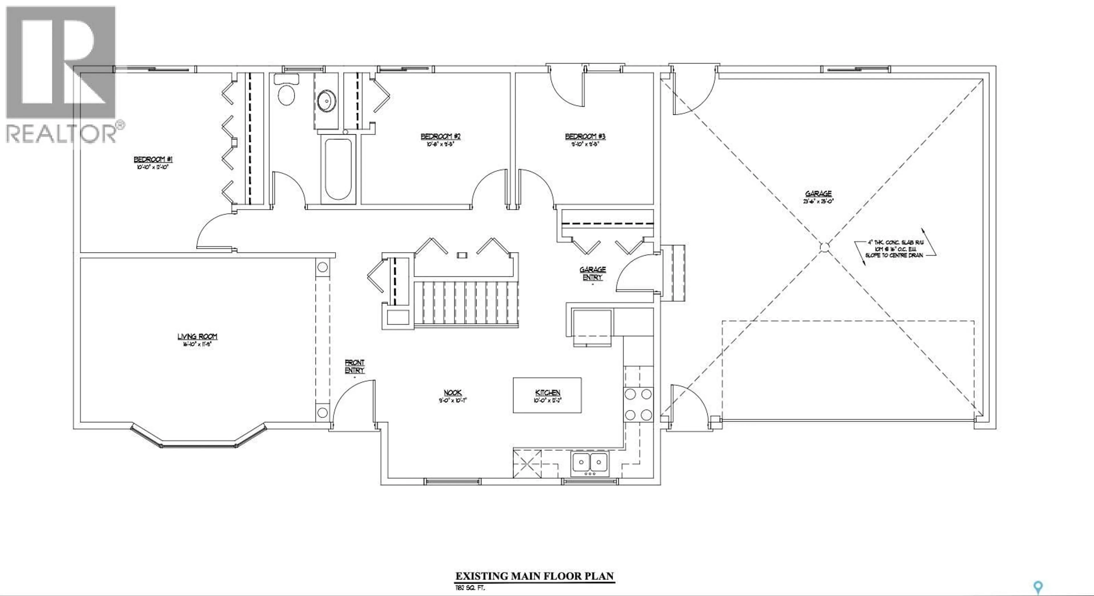 Floor plan for 38 HERITAGE COVE, Rosthern Rm No. 403 Saskatchewan S0K1X1