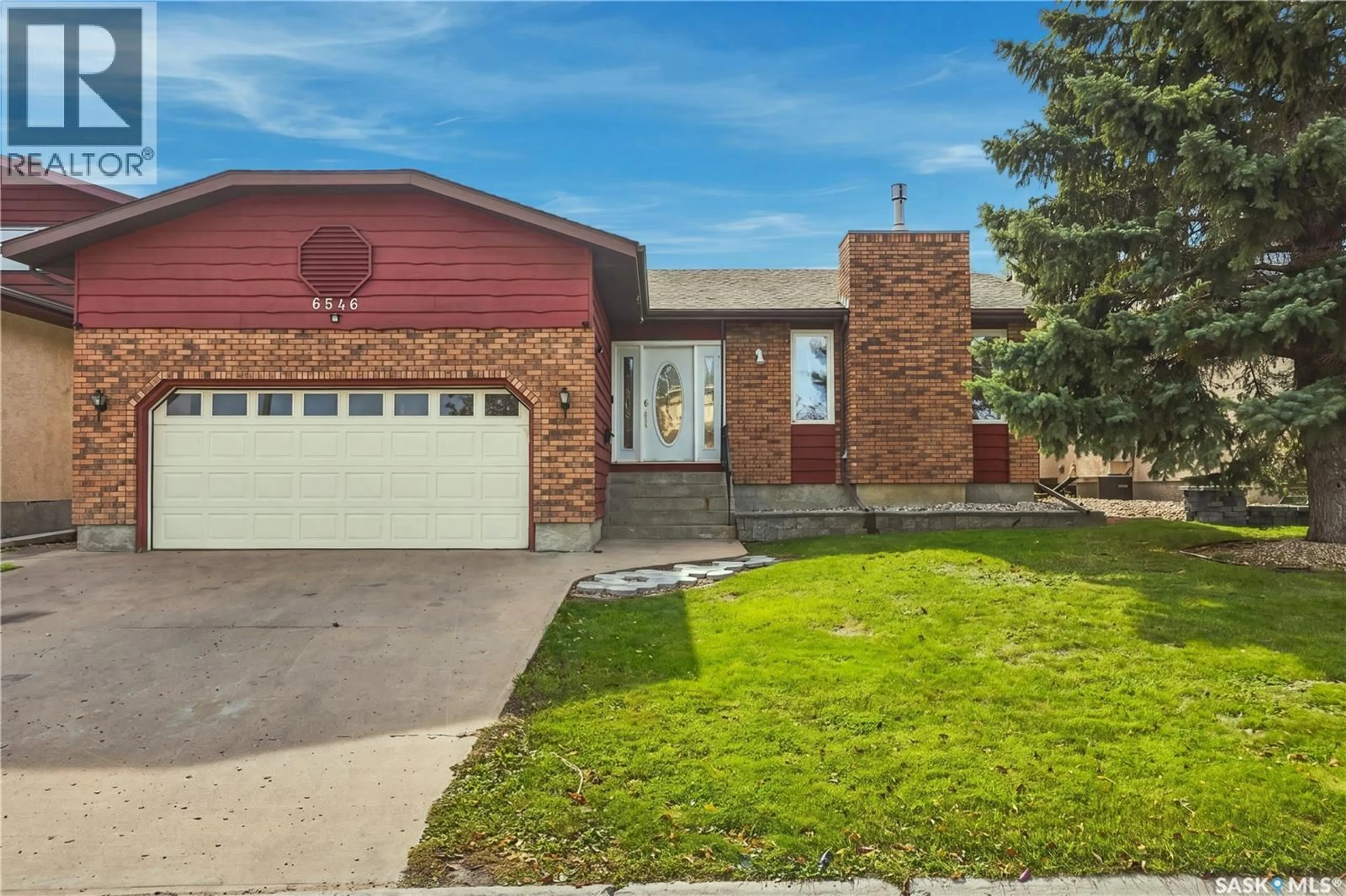 Home with brick exterior material, street for 6546 RUSH PLACE, Regina Saskatchewan S4X3J1