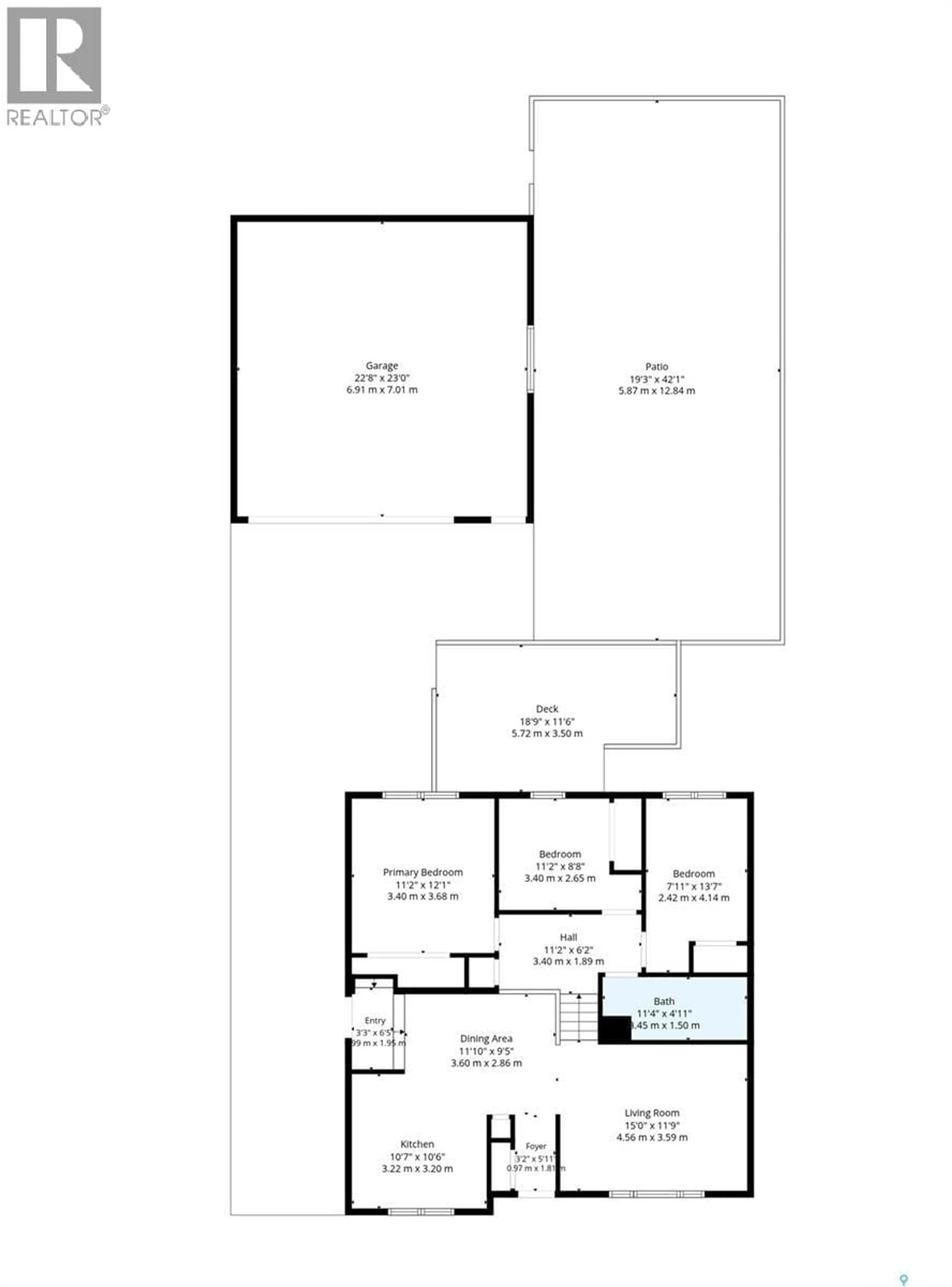Floor plan for 403 SHERRY CRESCENT, Saskatoon Saskatchewan S7M5R9