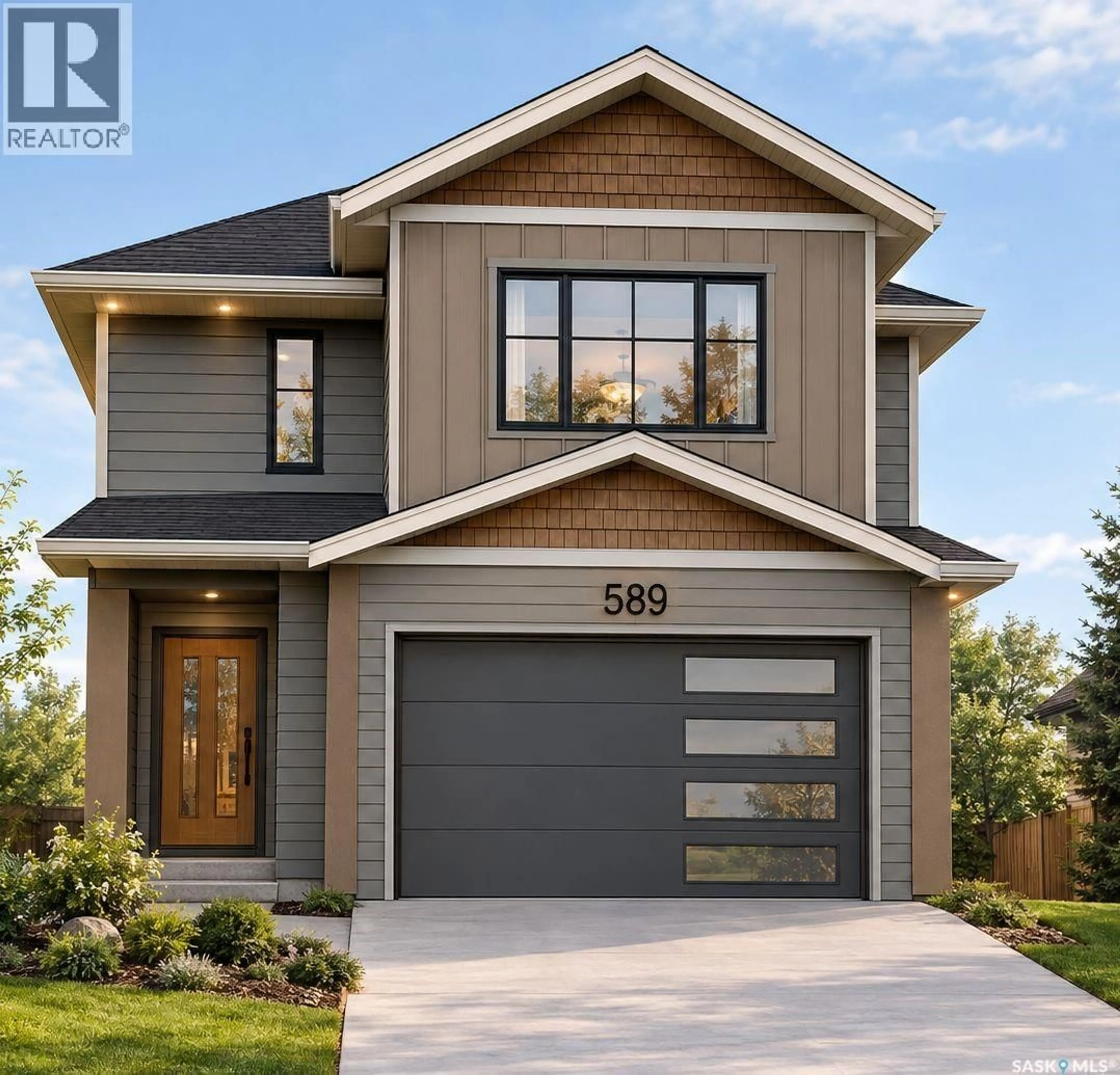 Home with brick exterior material, street for 589 SHARMA CRESCENT, Saskatoon Saskatchewan S7W1K6