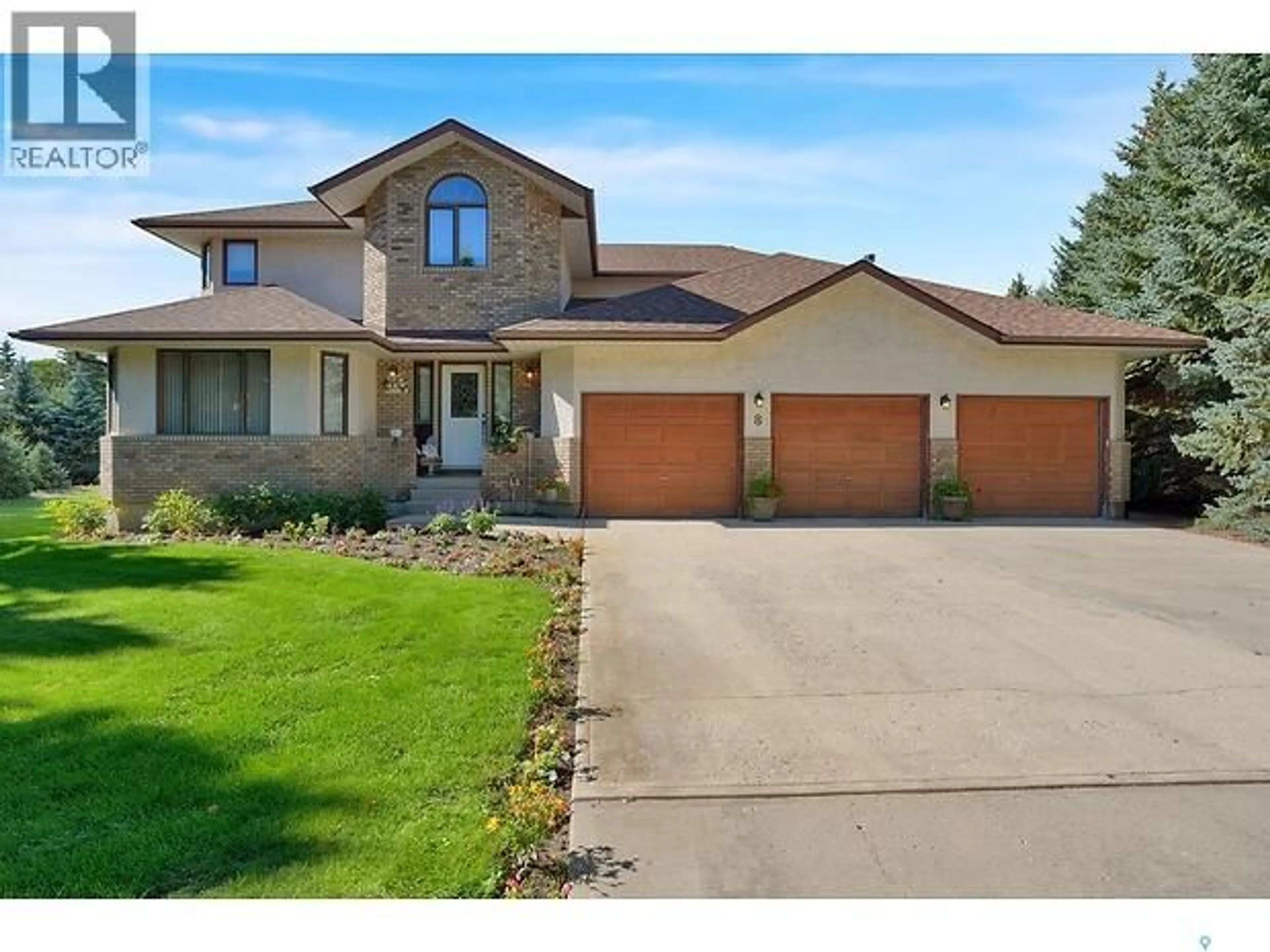 Home with brick exterior material, street for 8 EMERALD PLACE, Edenwold Rm No.158 Saskatchewan S4T3B3