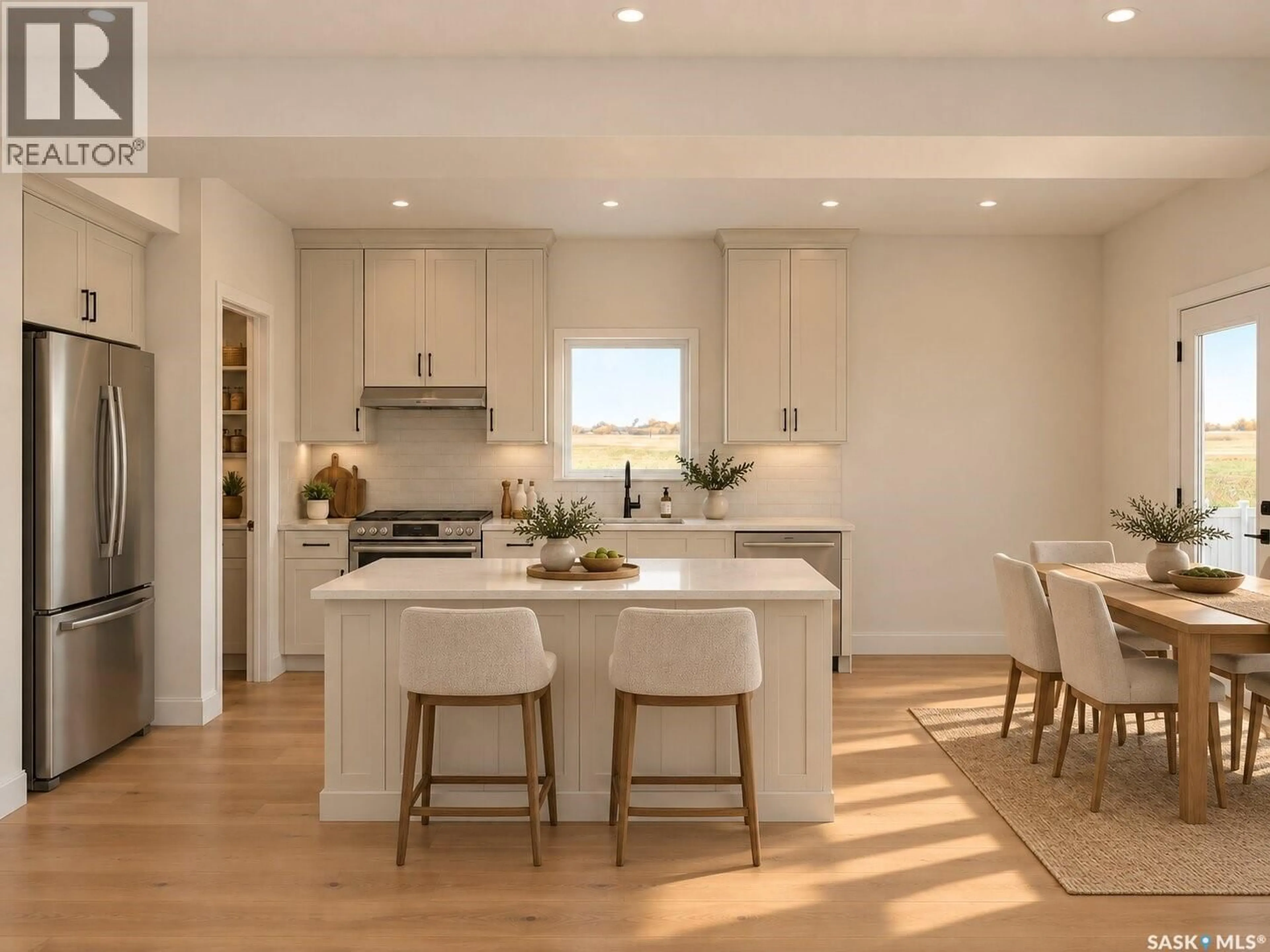 Open concept kitchen, unknown for 802 BALLESTEROS CRESCENT, Warman Saskatchewan S0K4S0