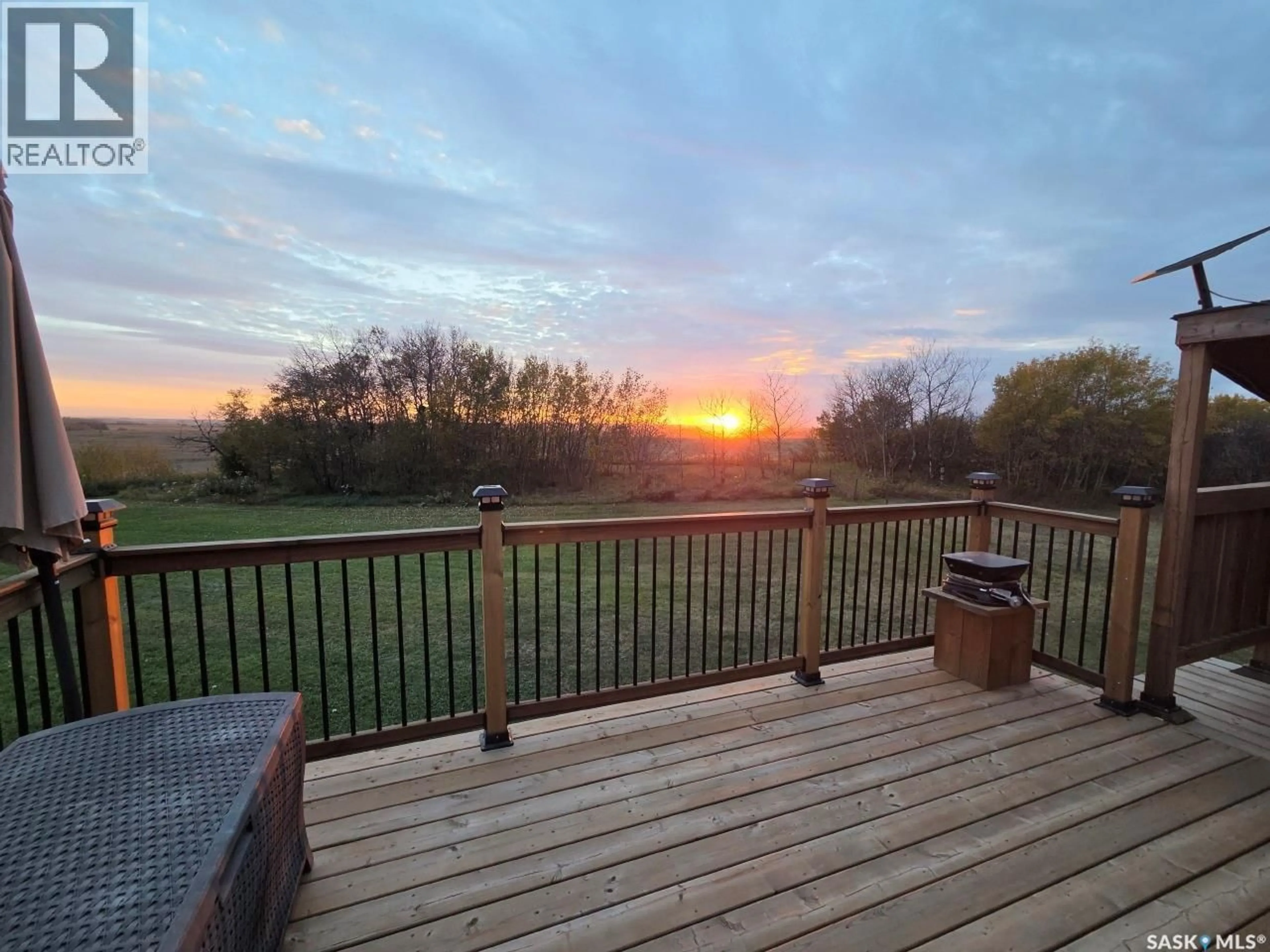 A pic from outside/outdoor area/front of a property/back of a property/a pic from drone, water/lake/river/ocean view for SCHULTZ ACREAGE, Wilton Rm No. 472 Saskatchewan S0M1H0