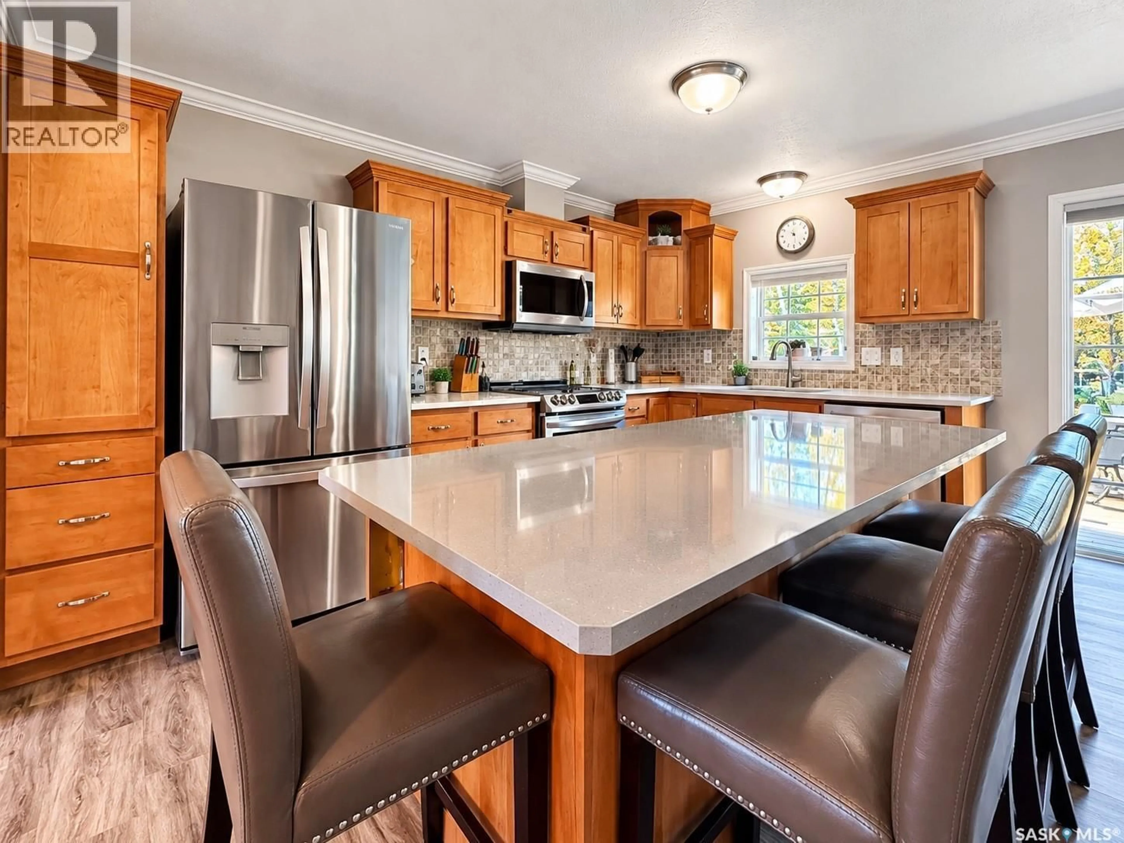 Open concept kitchen, ceramic/tile floor for 20 RUMBERGER ROAD, Candle Lake Saskatchewan S0J3E0