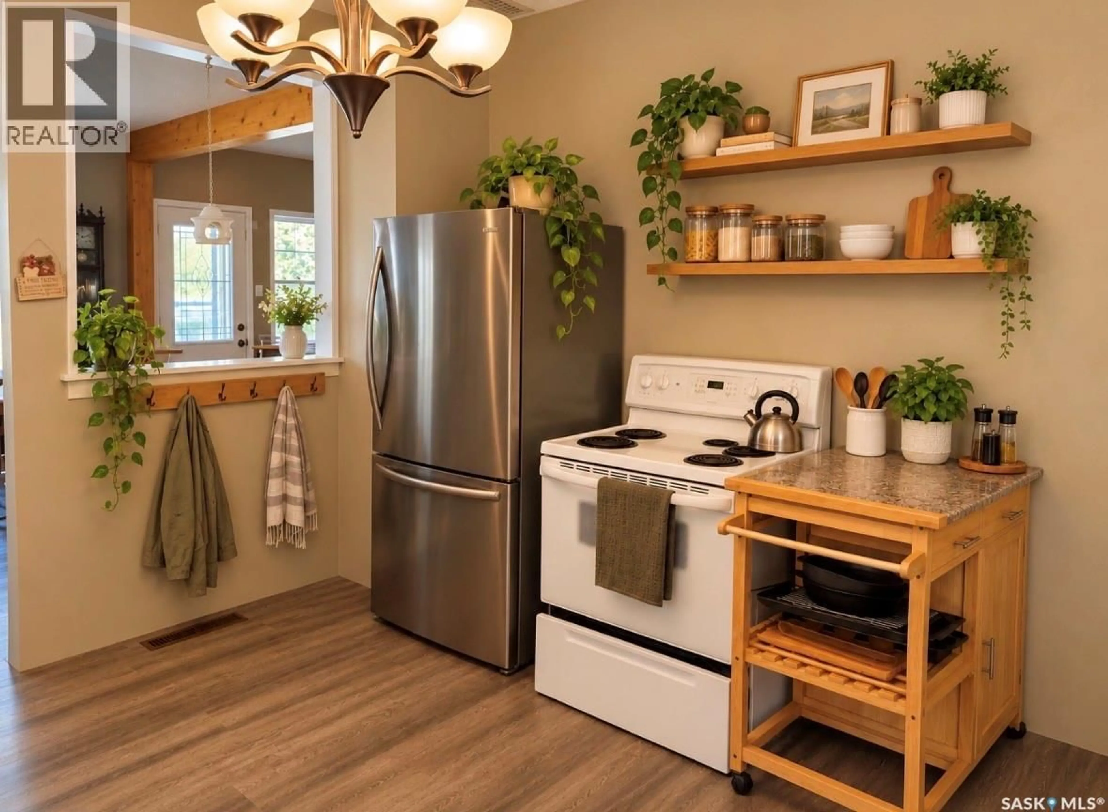 Open concept kitchen, unknown for 406 SCOTT STREET, Muenster Saskatchewan S0K2Y0