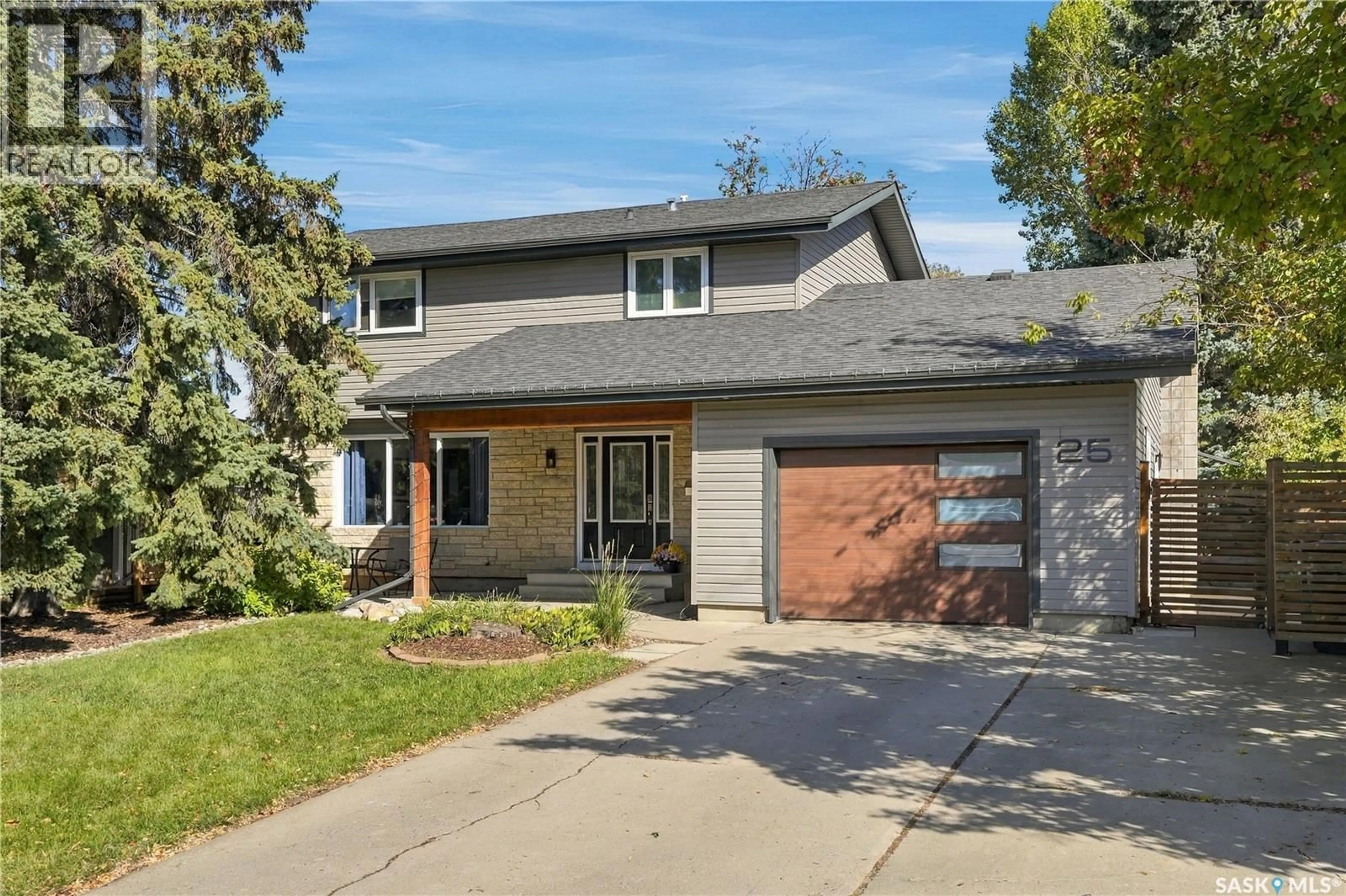 Home with brick exterior material, street for 25 BALSAM PLACE, Saskatoon Saskatchewan S7N2K4