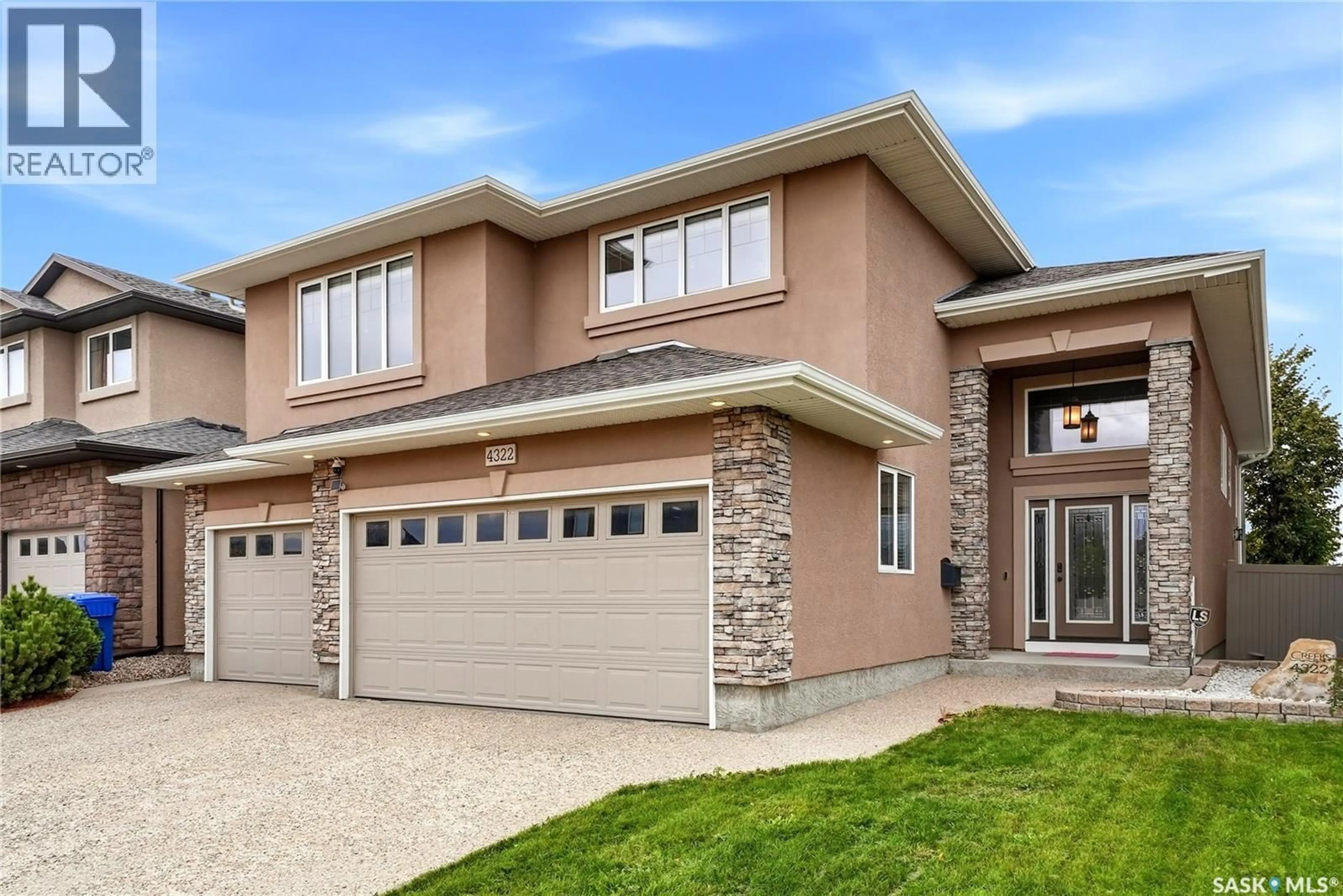 Home with brick exterior material, street for 4322 SANDPIPER CRESCENT, Regina Saskatchewan S4V1N3