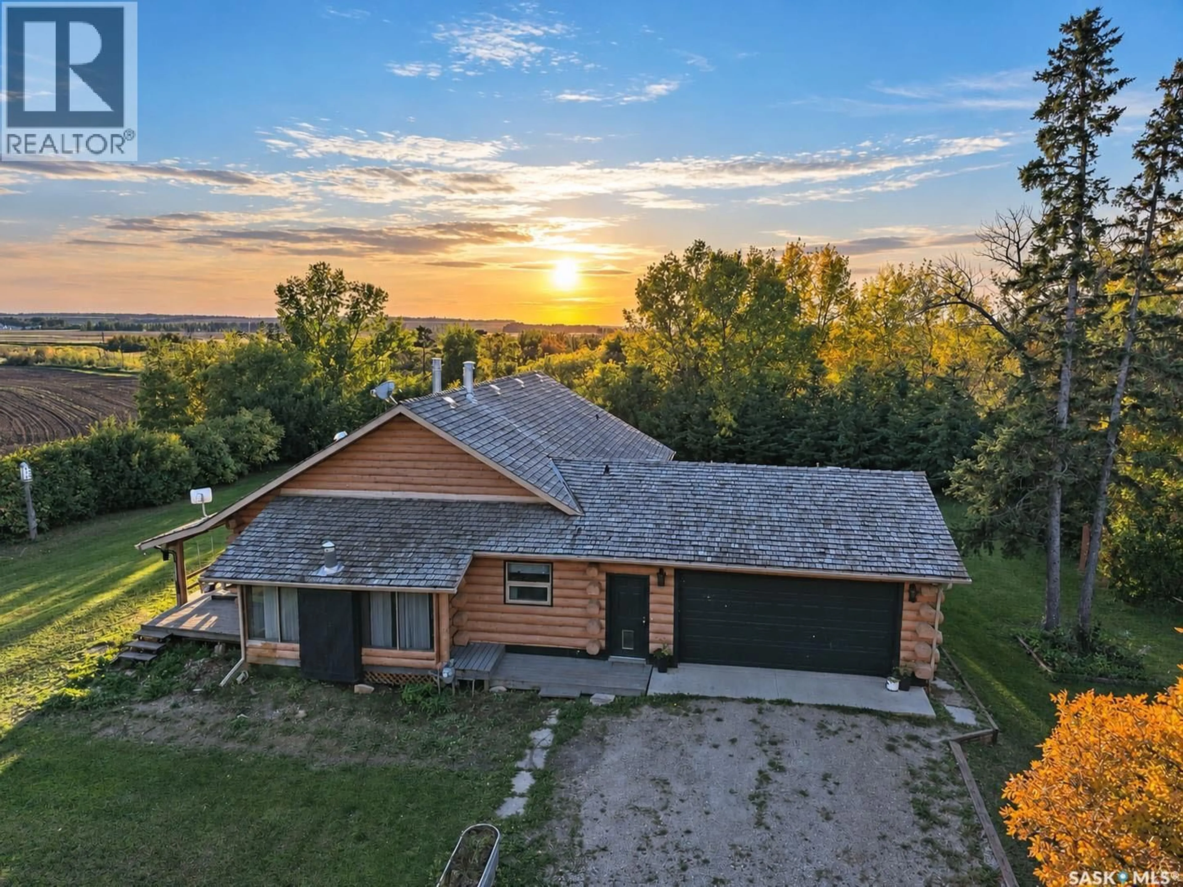 A pic from outside/outdoor area/front of a property/back of a property/a pic from drone, unknown for BRANCEPETH ACREAGE, Birch Hills Rm No. 460 Saskatchewan S0J0G0