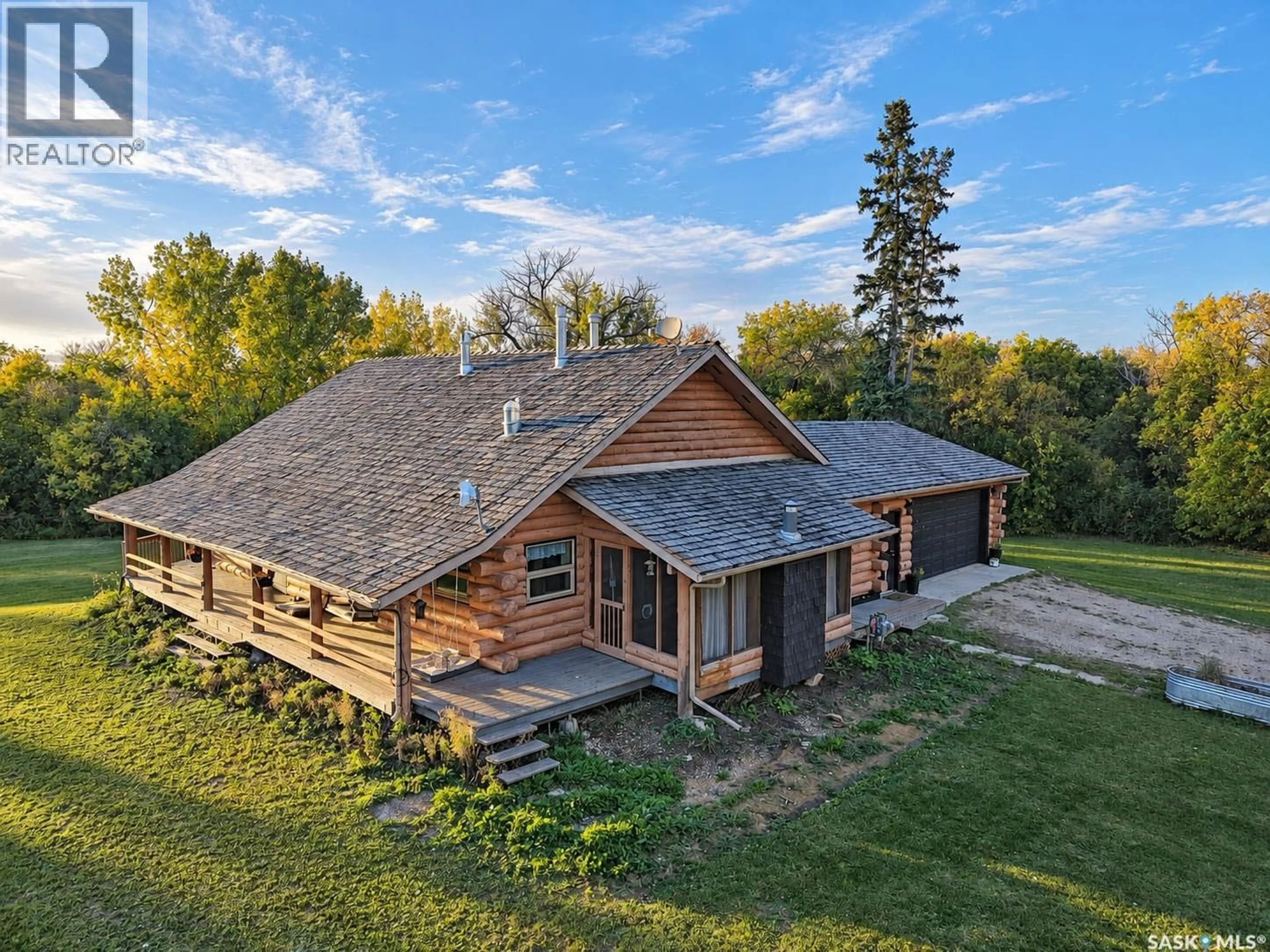 A pic from outside/outdoor area/front of a property/back of a property/a pic from drone, building for BRANCEPETH ACREAGE, Birch Hills Rm No. 460 Saskatchewan S0J0G0