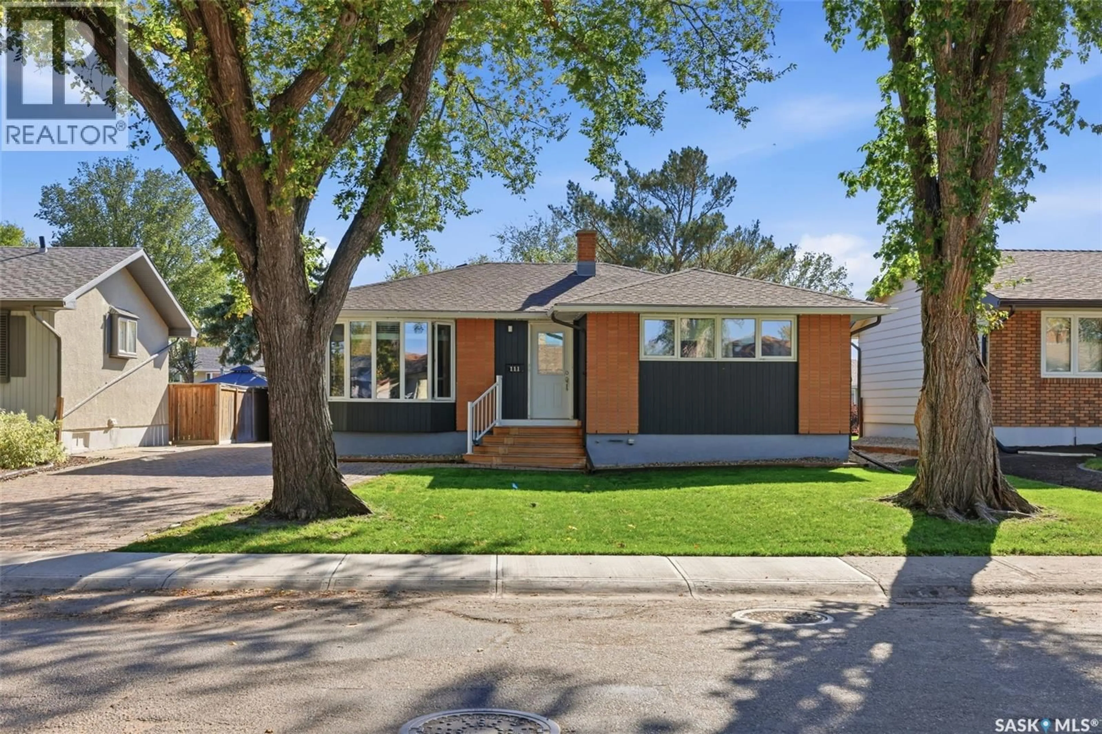 Home with brick exterior material, street for 111 ELMVIEW ROAD, Regina Saskatchewan S4R0B5