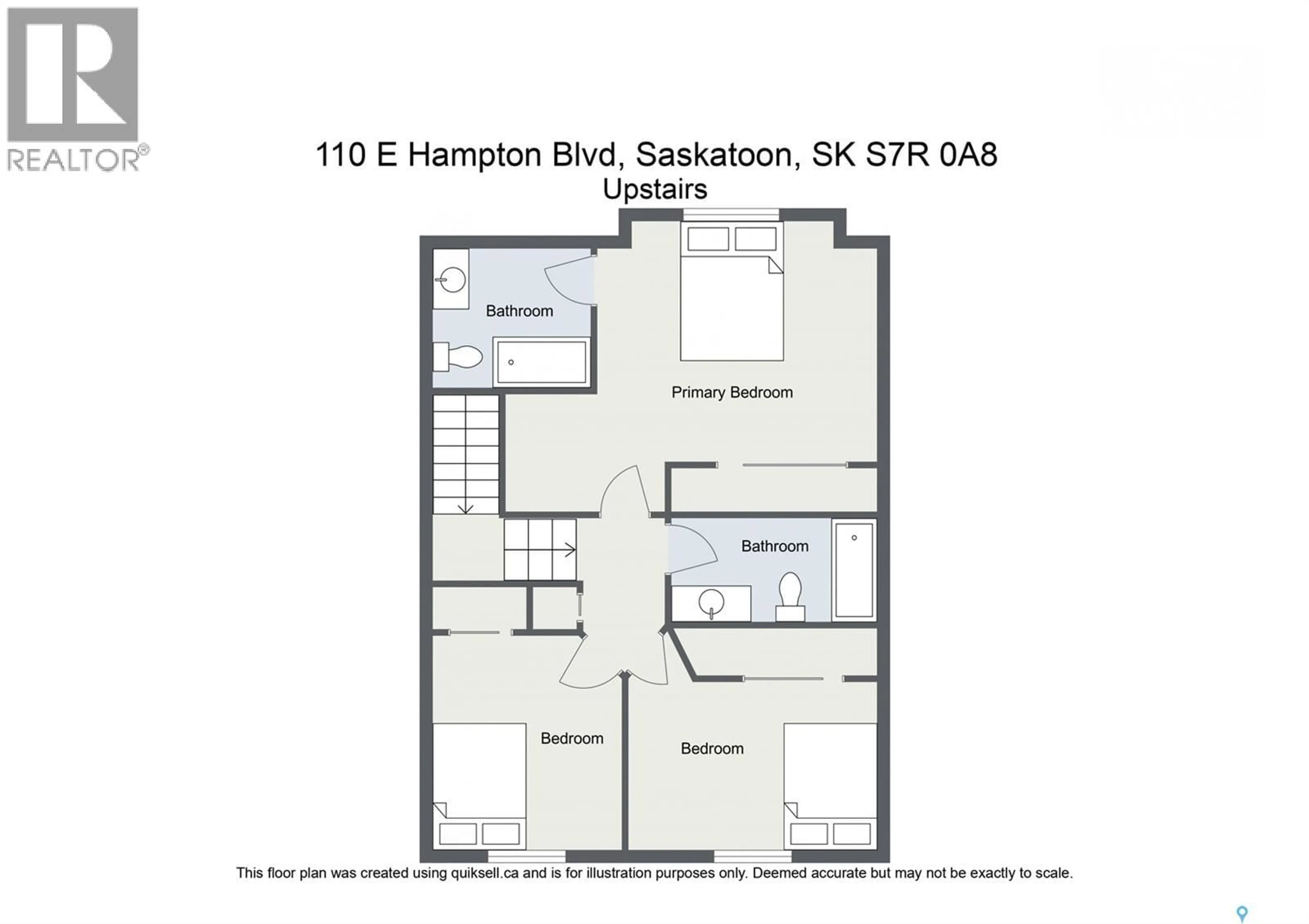 Floor plan for 110 EAST HAMPTON BOULEVARD, Saskatoon Saskatchewan S7R0A8