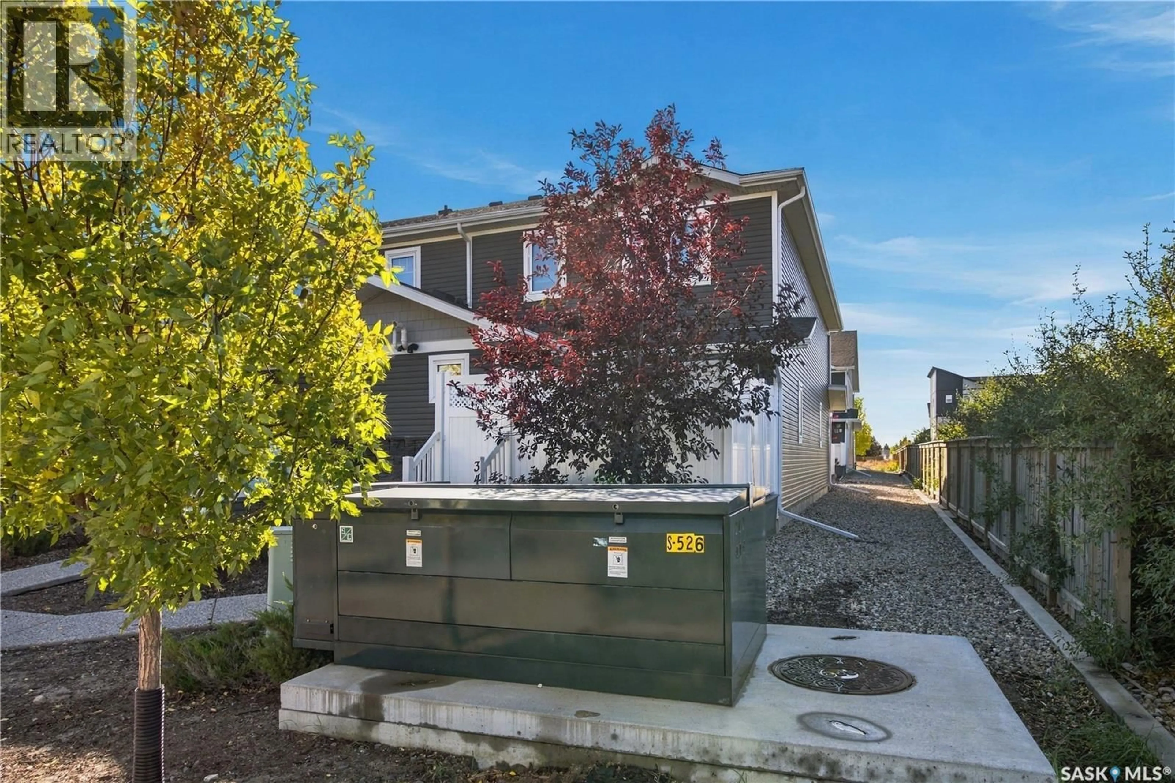 Home with vinyl exterior material, street for 3479 ELGAARD DRIVE, Regina Saskatchewan S4X0N4