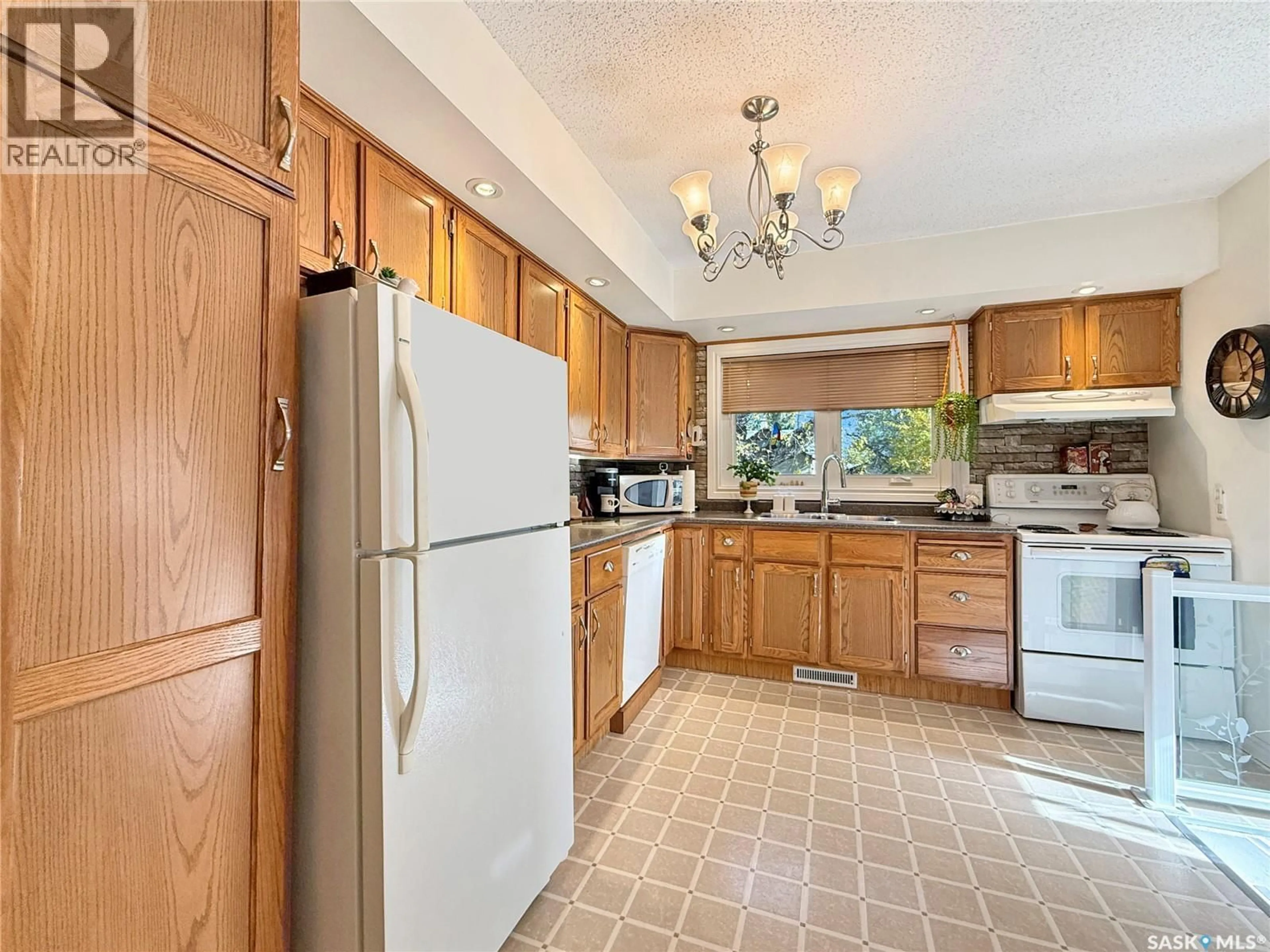Standard kitchen, ceramic/tile floor for 1841 102ND STREET, North Battleford Saskatchewan S9A1H4