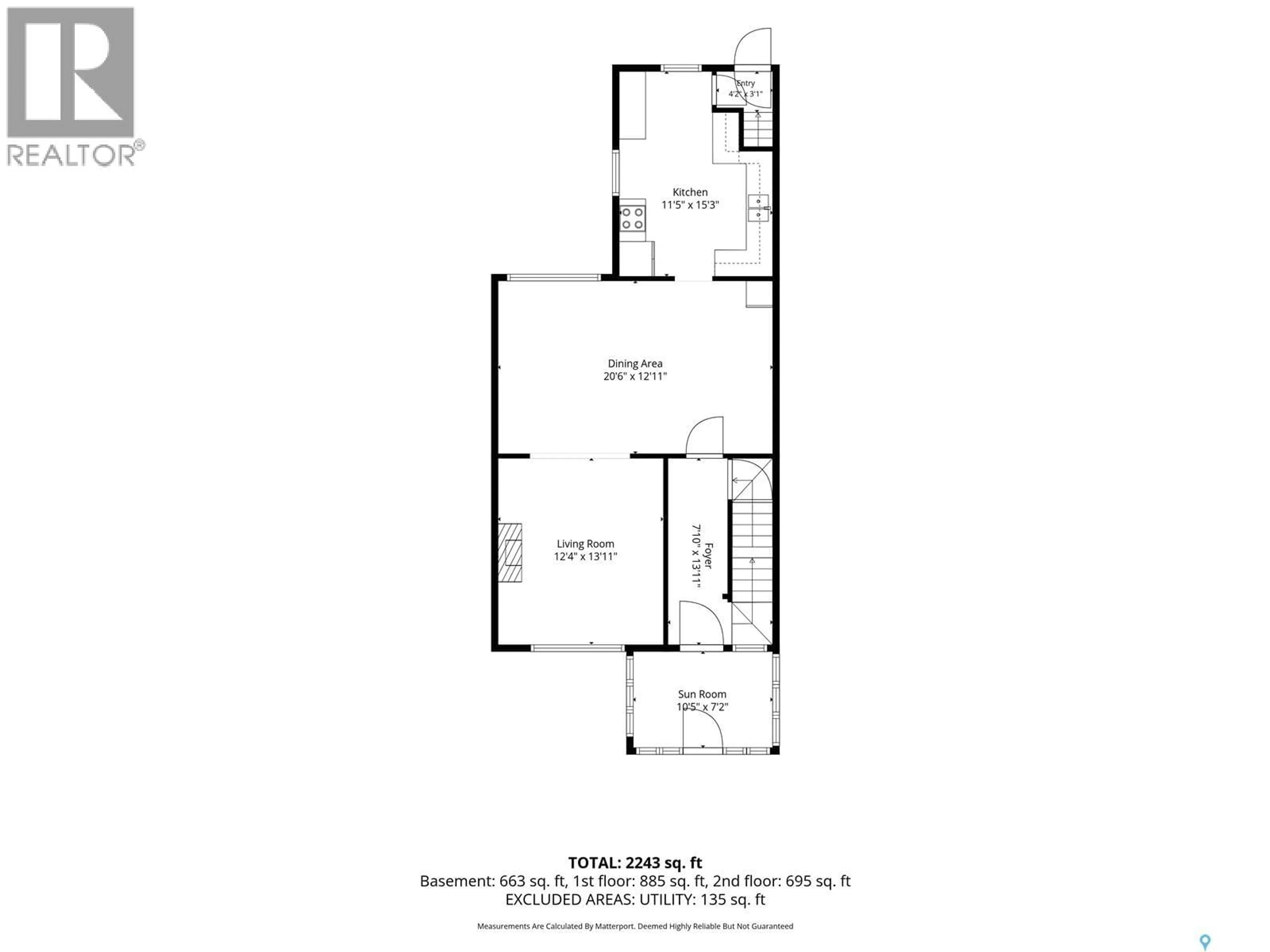 Floor plan for 517 RUSHOLME ROAD, Saskatoon Saskatchewan S7L0G5
