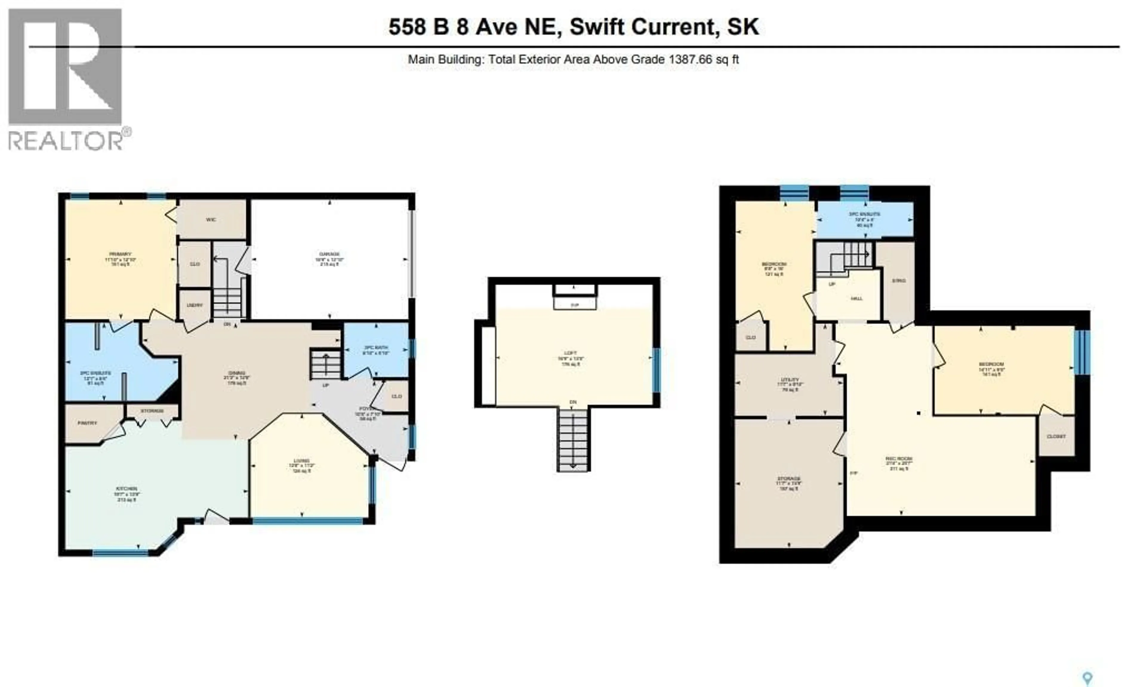 Floor plan for B - 558 8TH AVENUE, Swift Current Saskatchewan S9H2R1