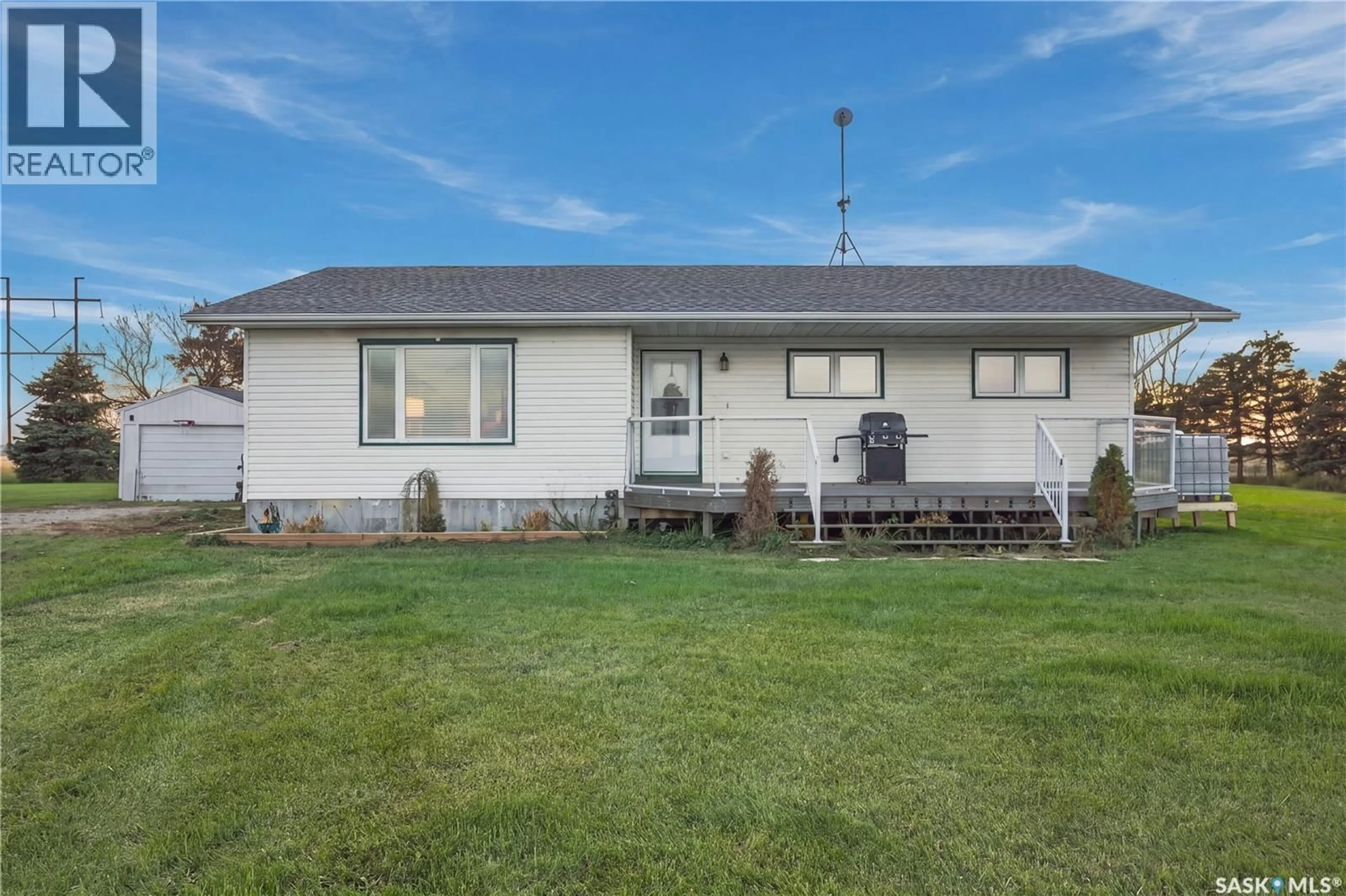 Home with vinyl exterior material, street for RURAL ADDRESS, Colonsay Rm No. 342 Saskatchewan S0K0Z0