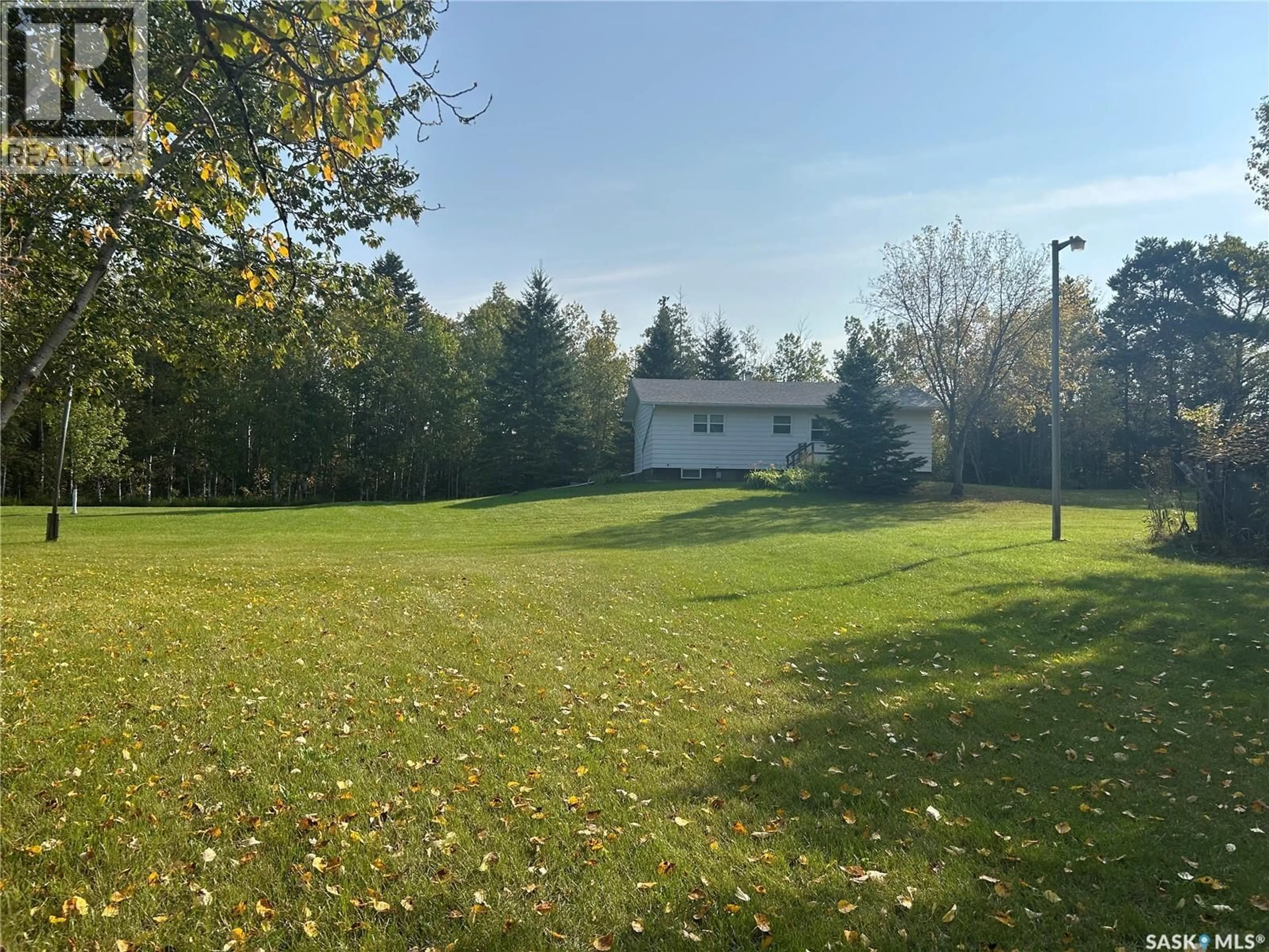 A pic from outside/outdoor area/front of a property/back of a property/a pic from drone, forest/trees view for WEAVER ACREAGE, Barrier Valley Rm No. 397 Saskatchewan S0E0B0