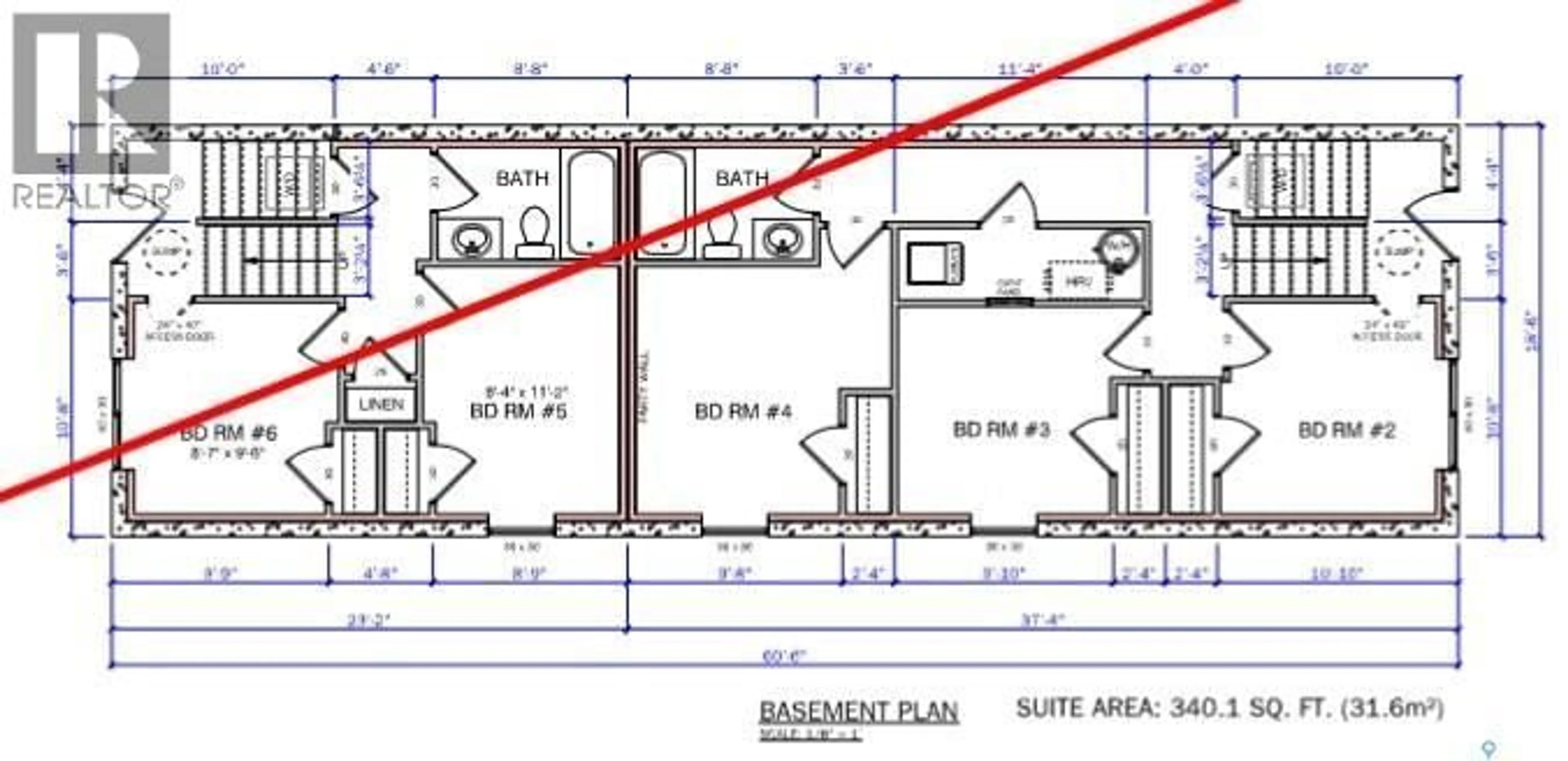 Floor plan for 218 W AVENUE, Saskatoon Saskatchewan S7M3G3