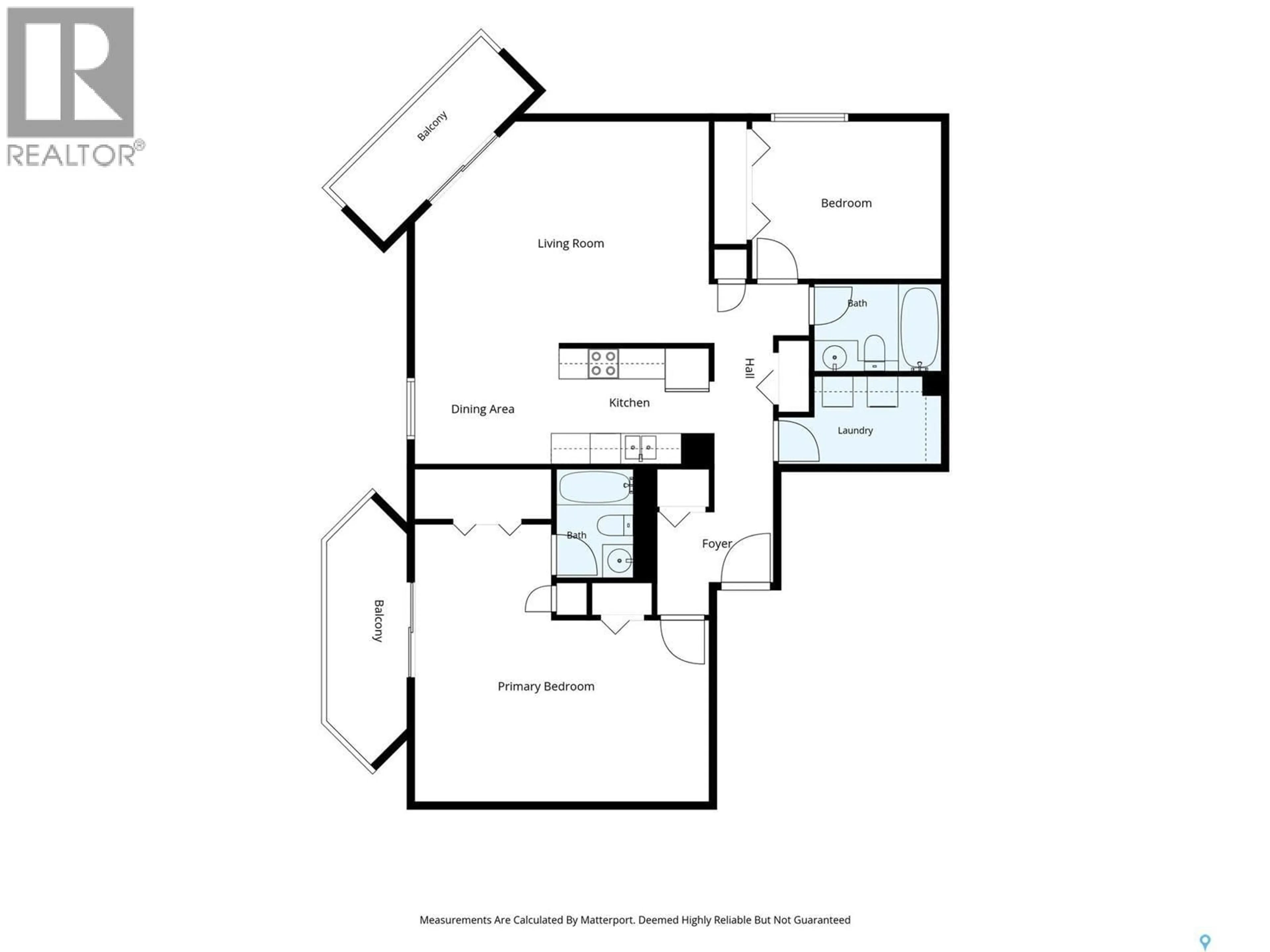 Floor plan for 717 - 1005 VICTORIA AVENUE, Saskatoon Saskatchewan S7N2T5