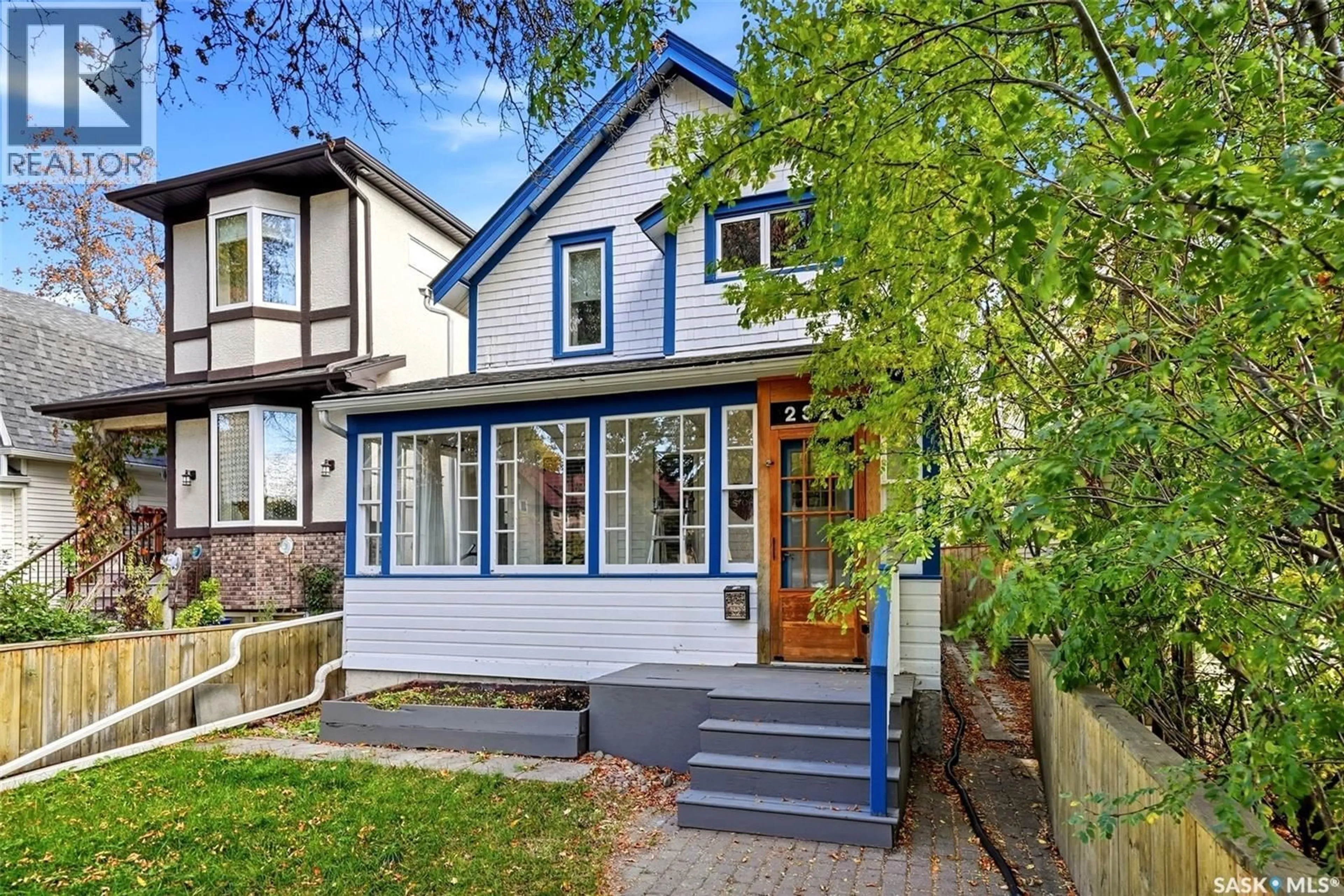 Home with vinyl exterior material, street for 2325 CAMERON STREET, Regina Saskatchewan S4T2W2