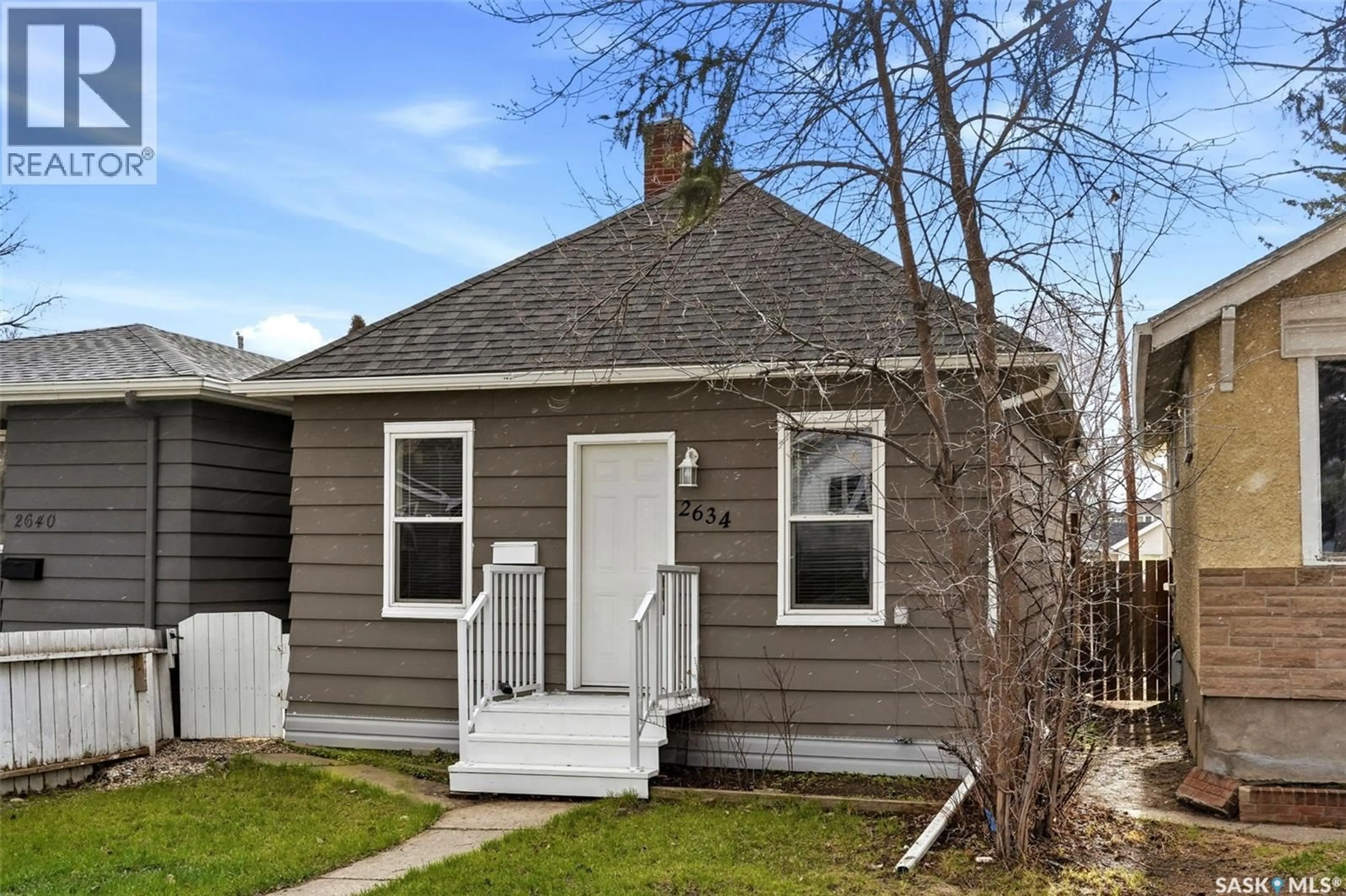 Home with vinyl exterior material, street for 2634 ATKINSON STREET, Regina Saskatchewan S4N3X9