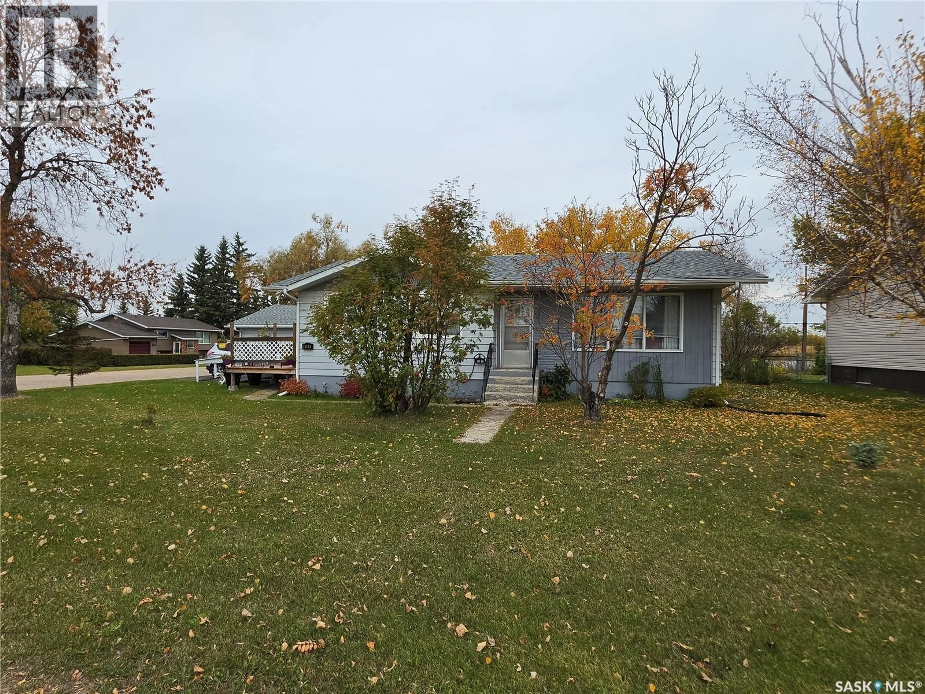 A pic from outside/outdoor area/front of a property/back of a property/a pic from drone, street for 601 2ND AVENUE, Raymore Saskatchewan S0A3J0