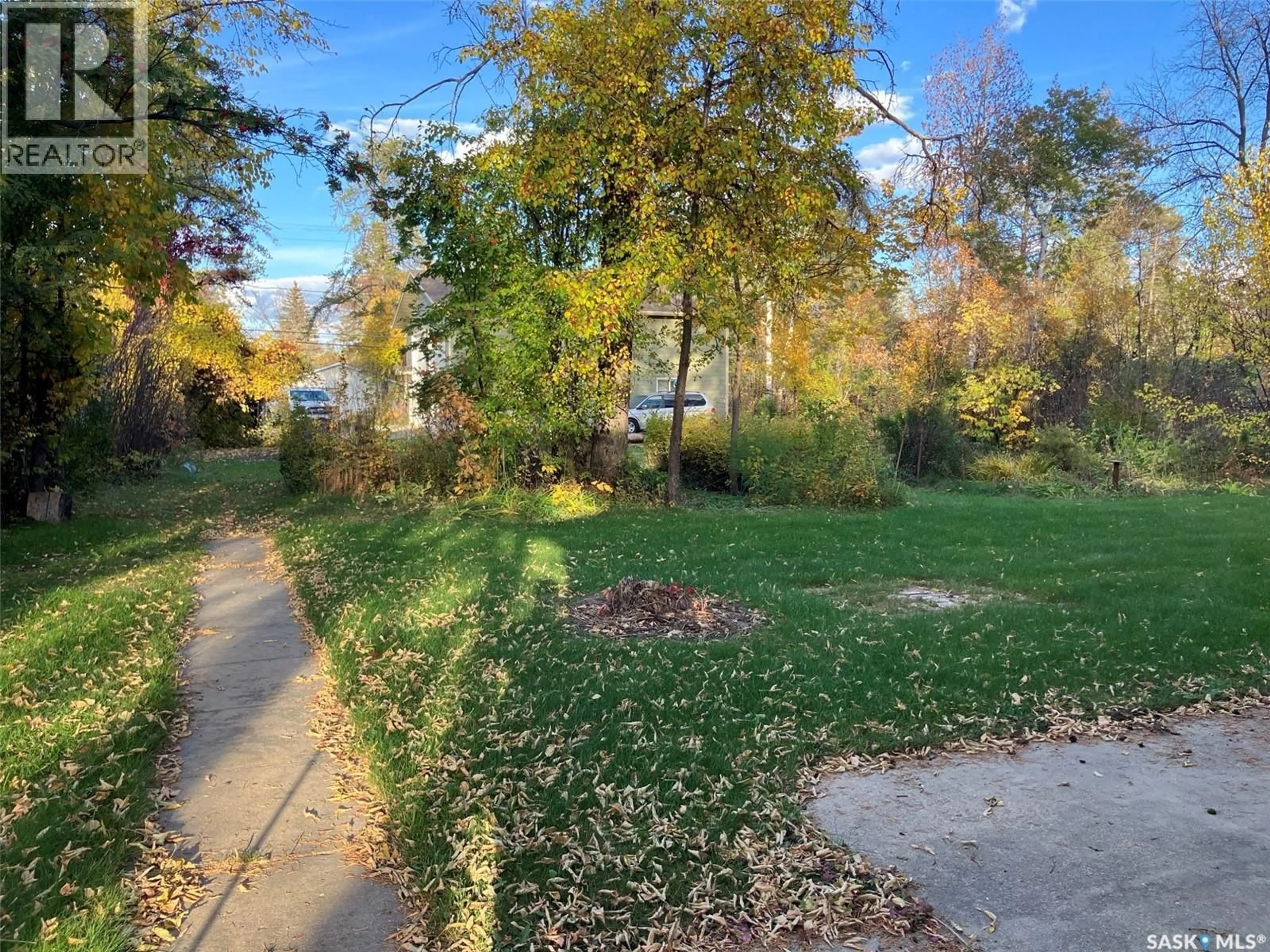 A pic from outside/outdoor area/front of a property/back of a property/a pic from drone, forest/trees view for 505 CENTRE STREET, Nipawin Saskatchewan S0E1E0