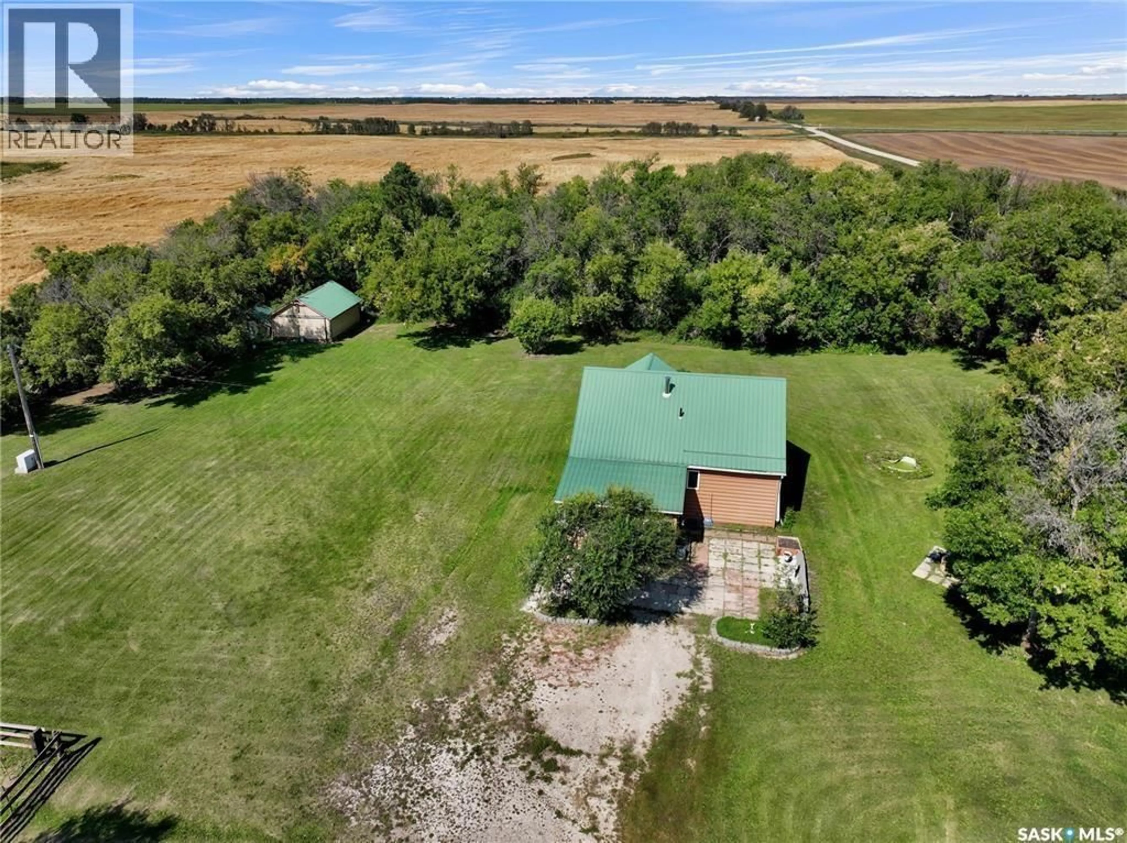 A pic from outside/outdoor area/front of a property/back of a property/a pic from drone, water/lake/river/ocean view for 40 ATWATER ACREAGE, Fertile Belt Rm No. 183 Saskatchewan S0A0C0