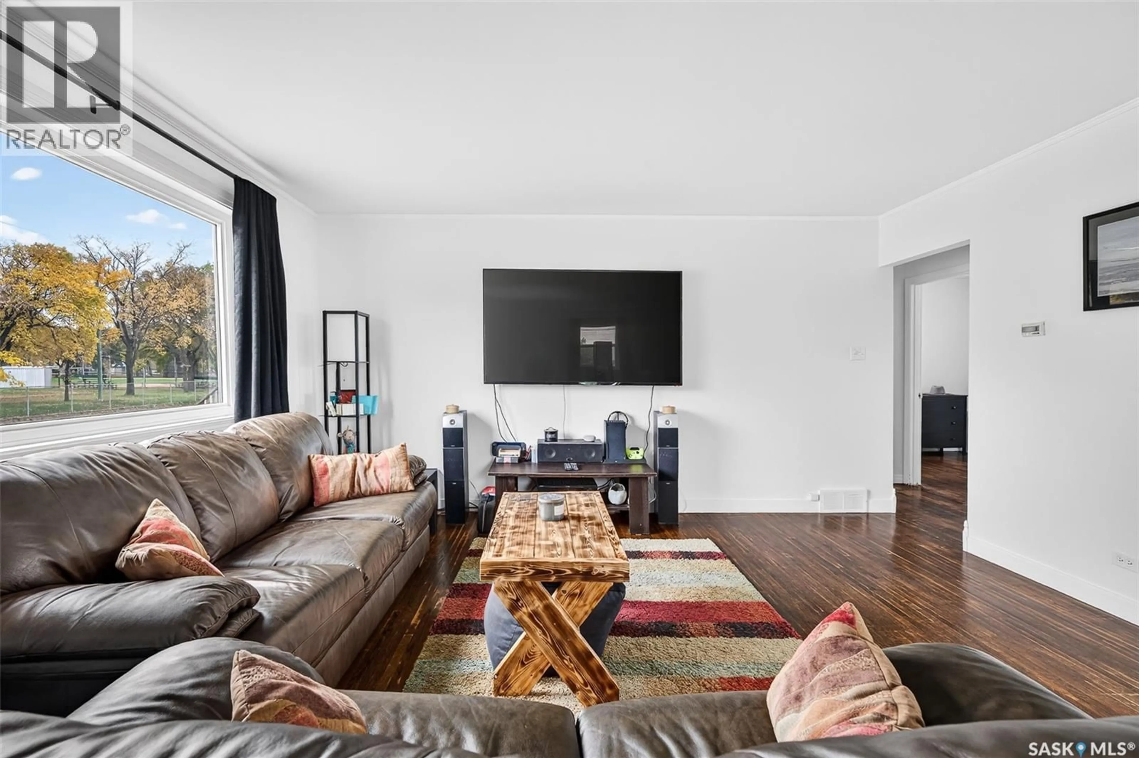 Living room with furniture, unknown for 506 LILLOOET STREET W, Moose Jaw Saskatchewan S6H4Z5