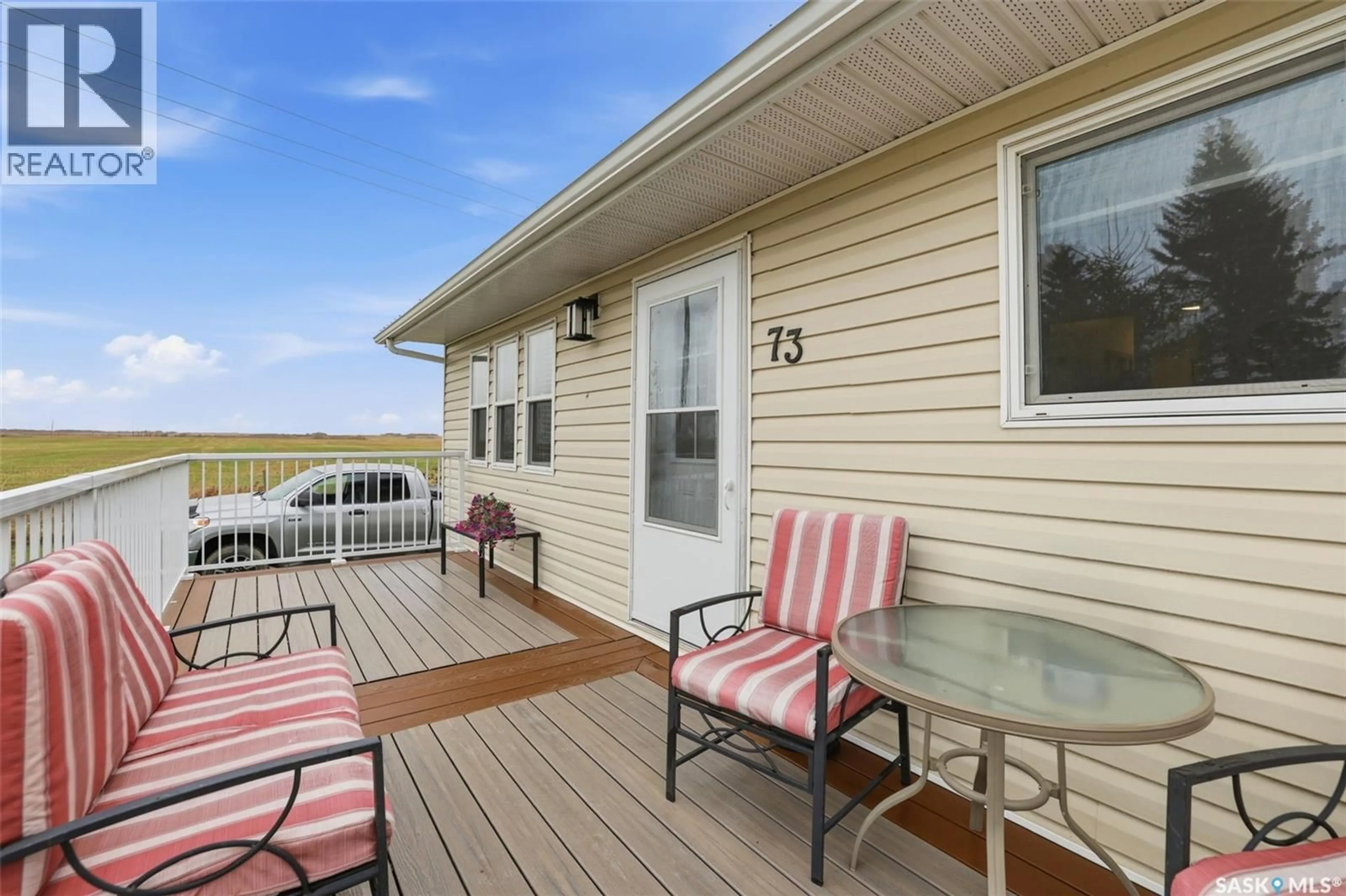 Patio, water/lake/river/ocean view for 73 2ND AVENUE, Montmartre Saskatchewan S0G3M0