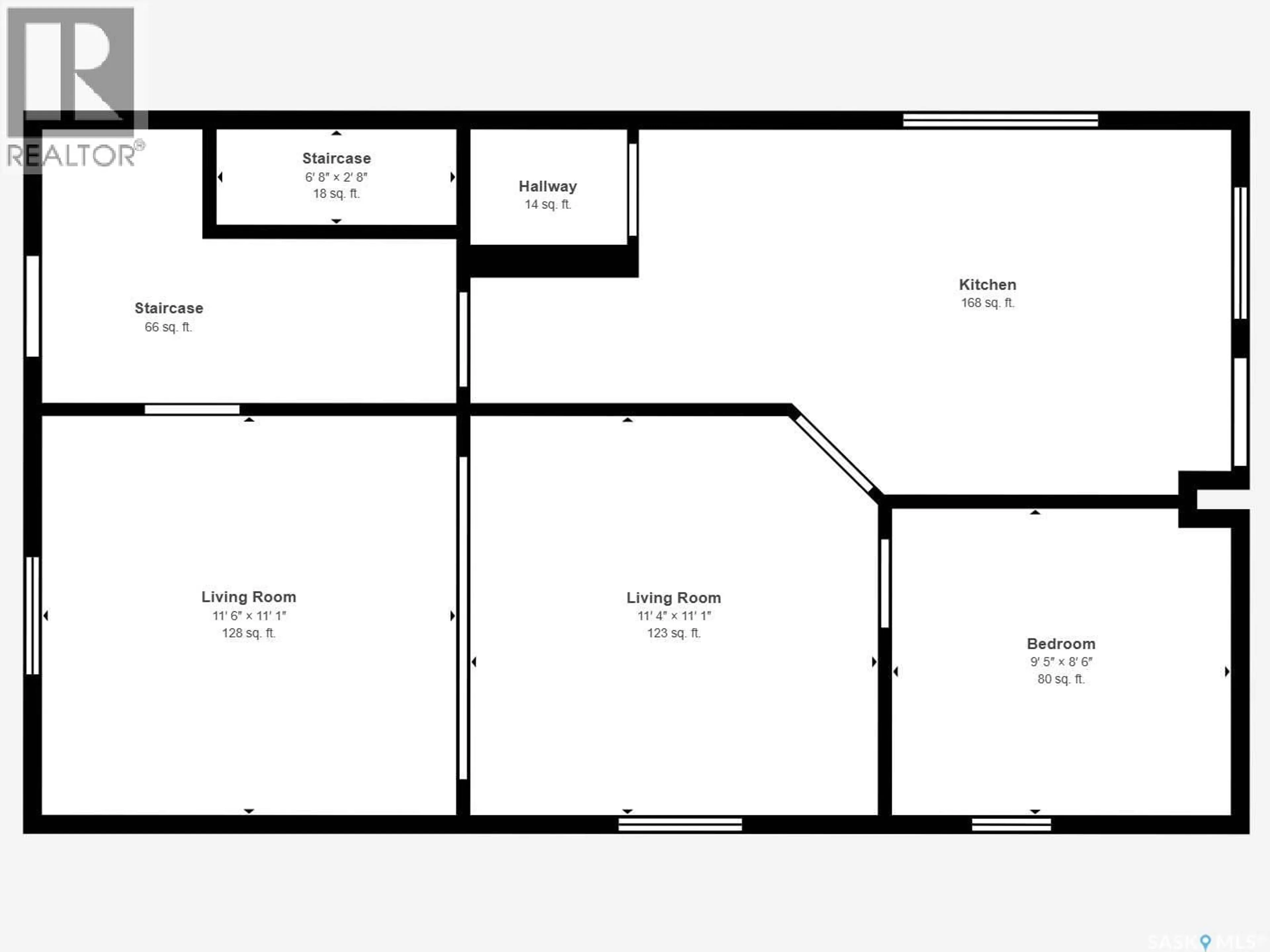 Floor plan for 1175 RAE STREET, Regina Saskatchewan S4T2B9