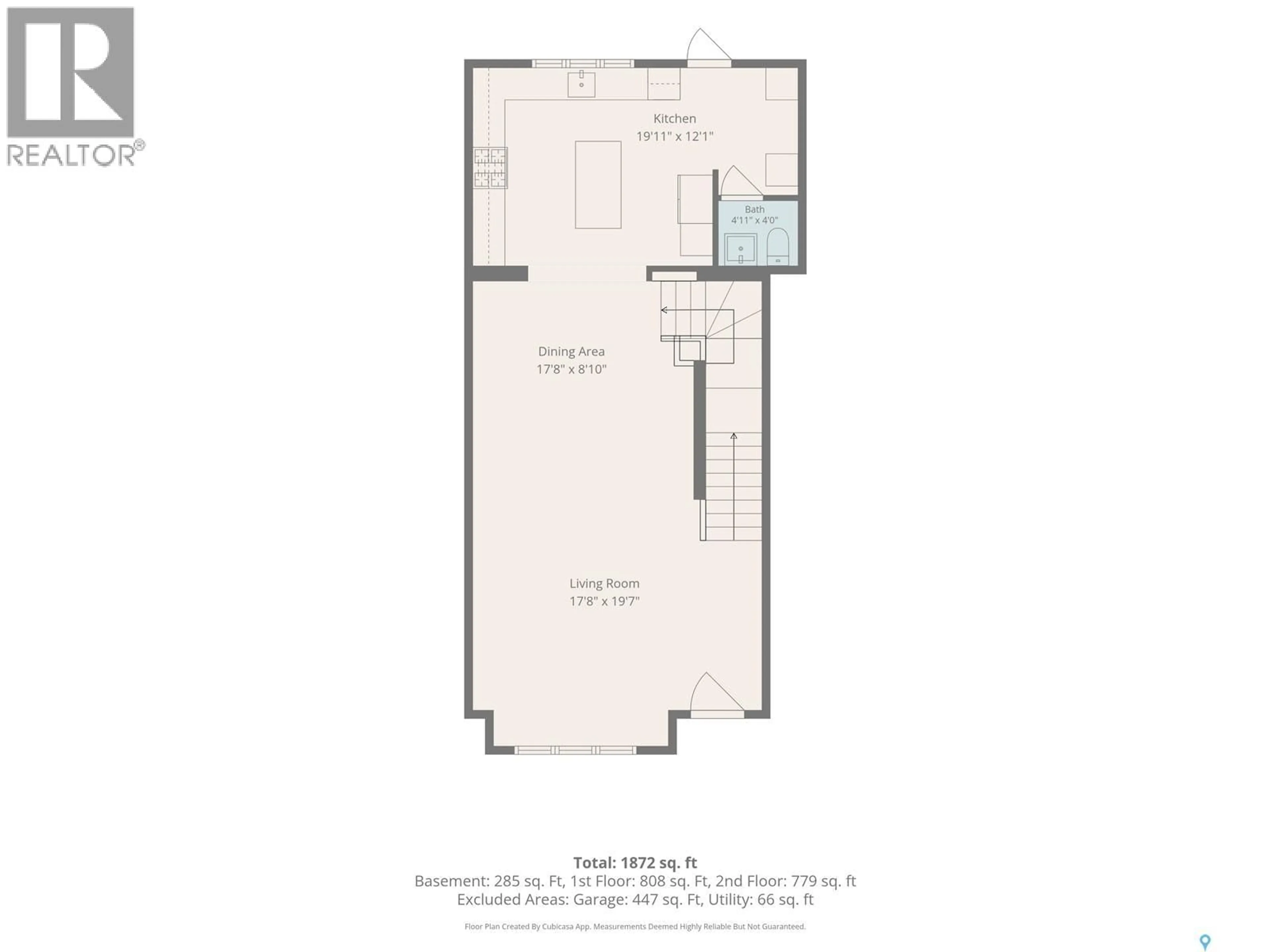 Floor plan for 1034 11TH STREET, Saskatoon Saskatchewan S7H0E9