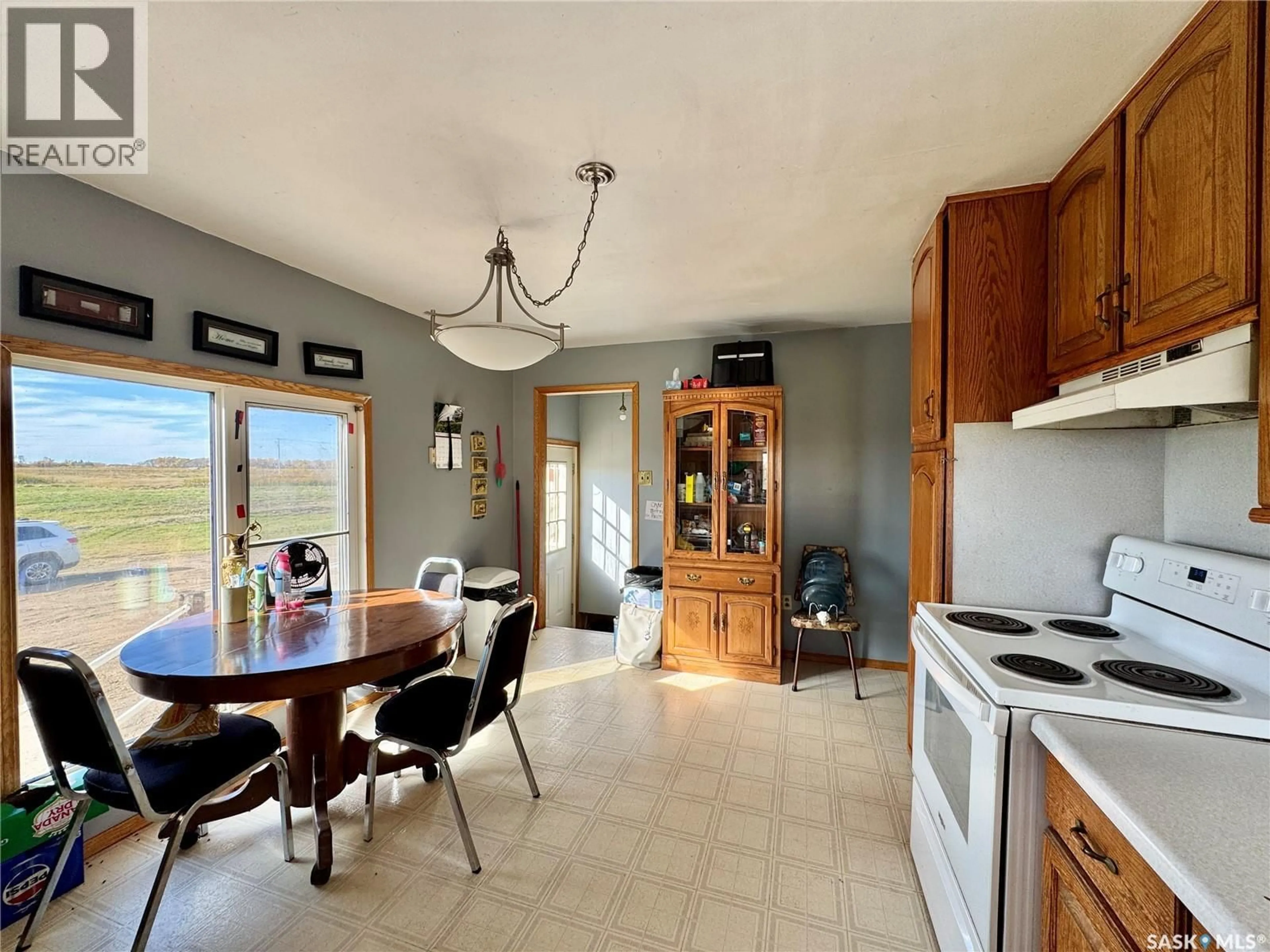 Open concept kitchen, ceramic/tile floor for COUNTRY MILE ACRES, Spy Hill Rm No. 152 Saskatchewan S0A3W0