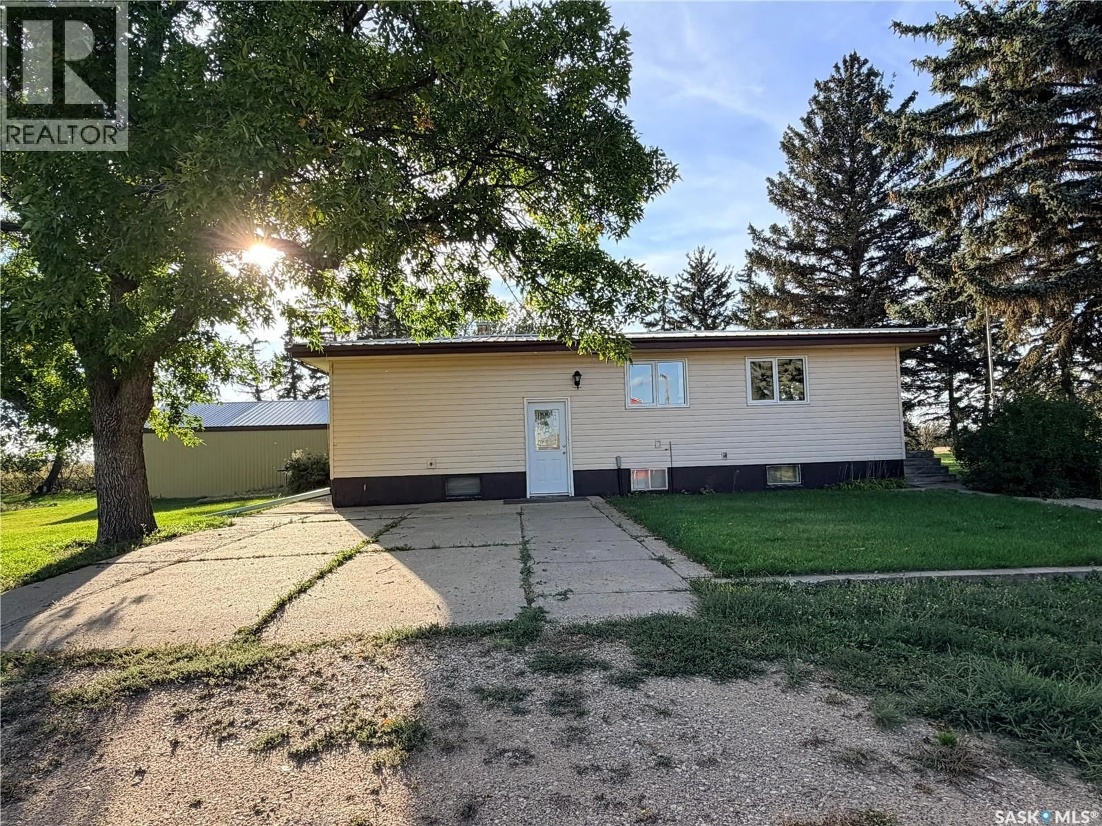 A pic from outside/outdoor area/front of a property/back of a property/a pic from drone, street for BRADLEY ACREAGE, Lake Of The Rivers Rm No. 72 Saskatchewan S0H0B0