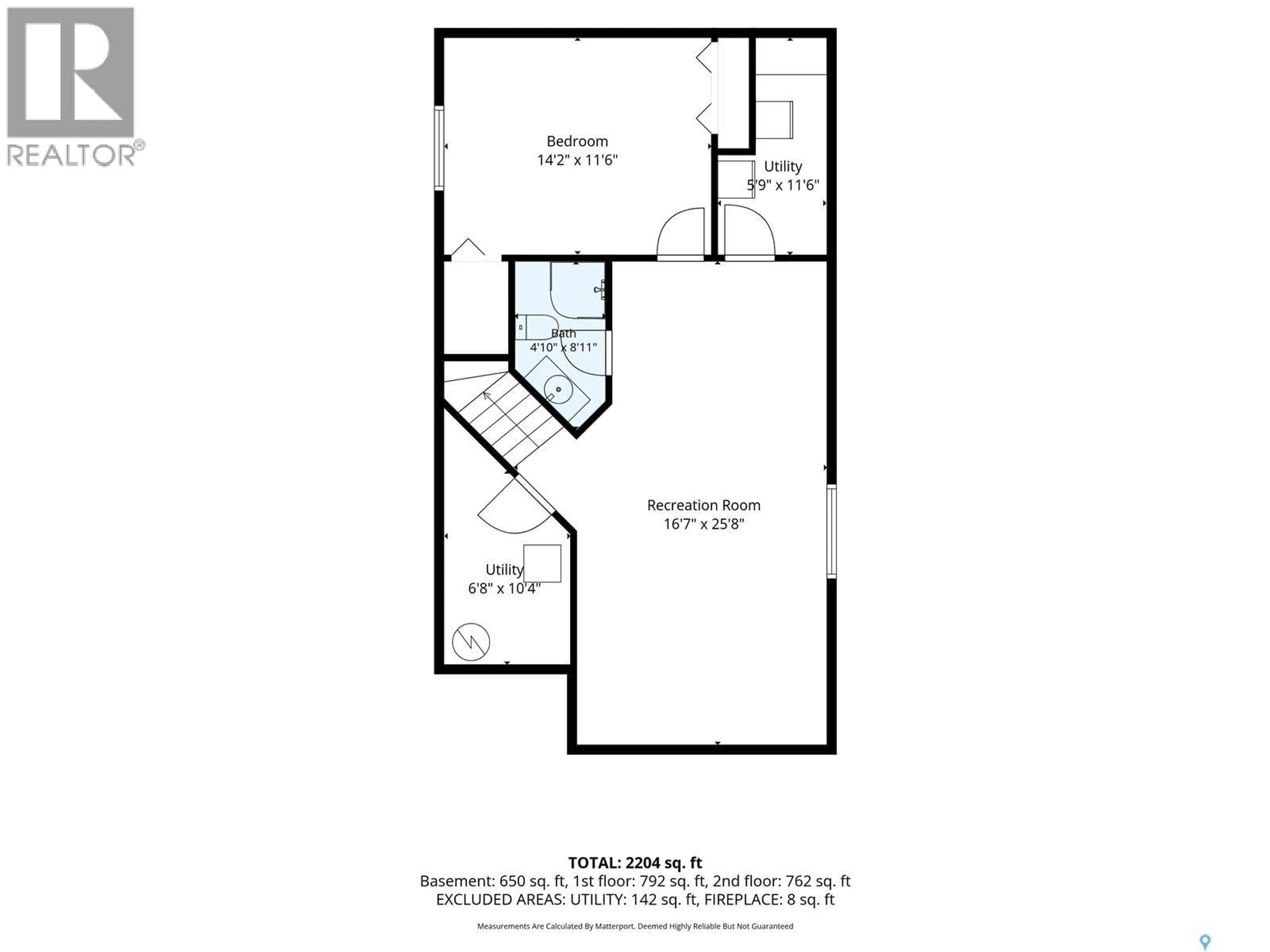 Floor plan for 342 LYND LANE, Saskatoon Saskatchewan S7T0B1