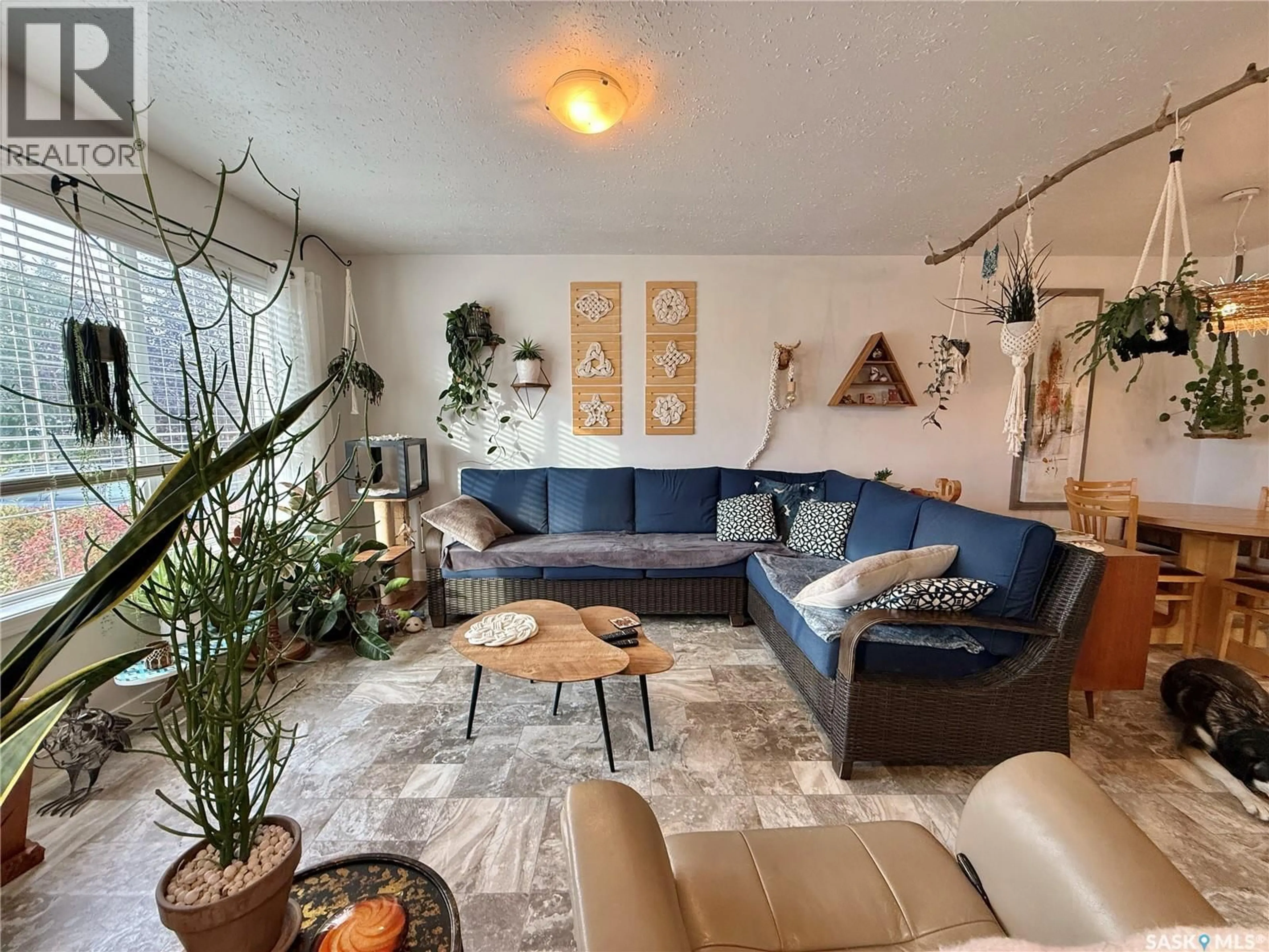 Living room with furniture, unknown for B 112 21ST STREET, Battleford Saskatchewan S0M0E0