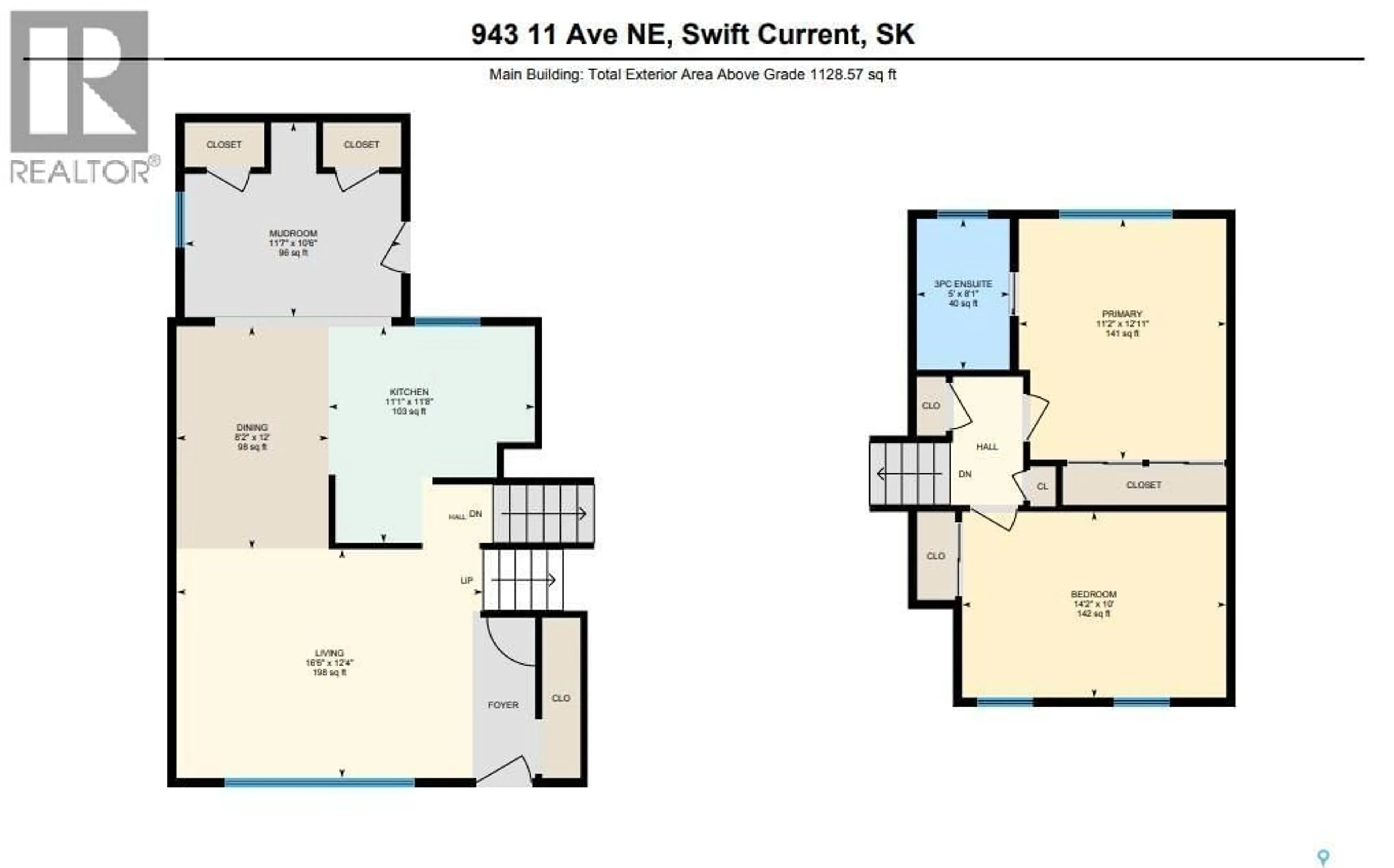 Floor plan for 943 11TH AVENUE, Swift Current Saskatchewan S9H2V5