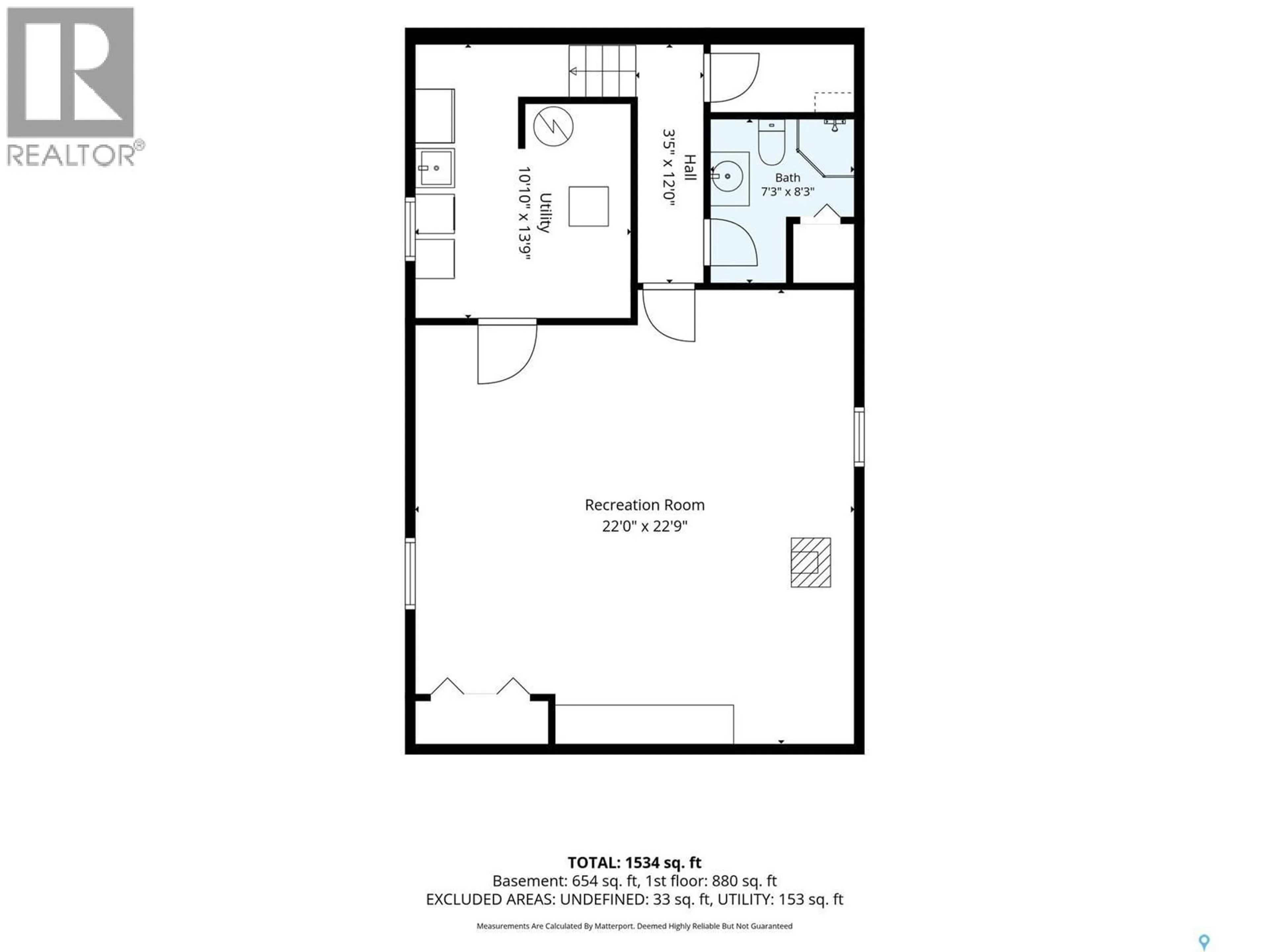 Floor plan for 98 MAGEE CRESCENT, Regina Saskatchewan S4R6K5