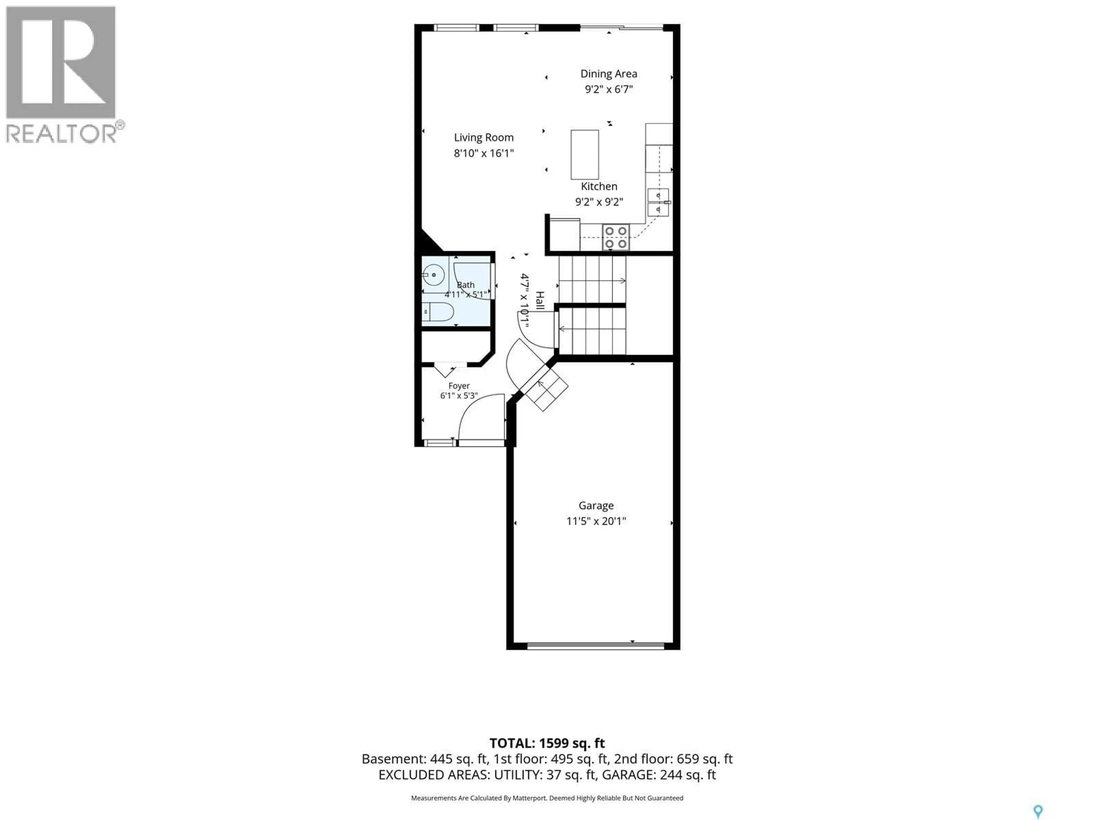 Floor plan for 50 103 BANYAN CRESCENT, Saskatoon Saskatchewan S7V1G3