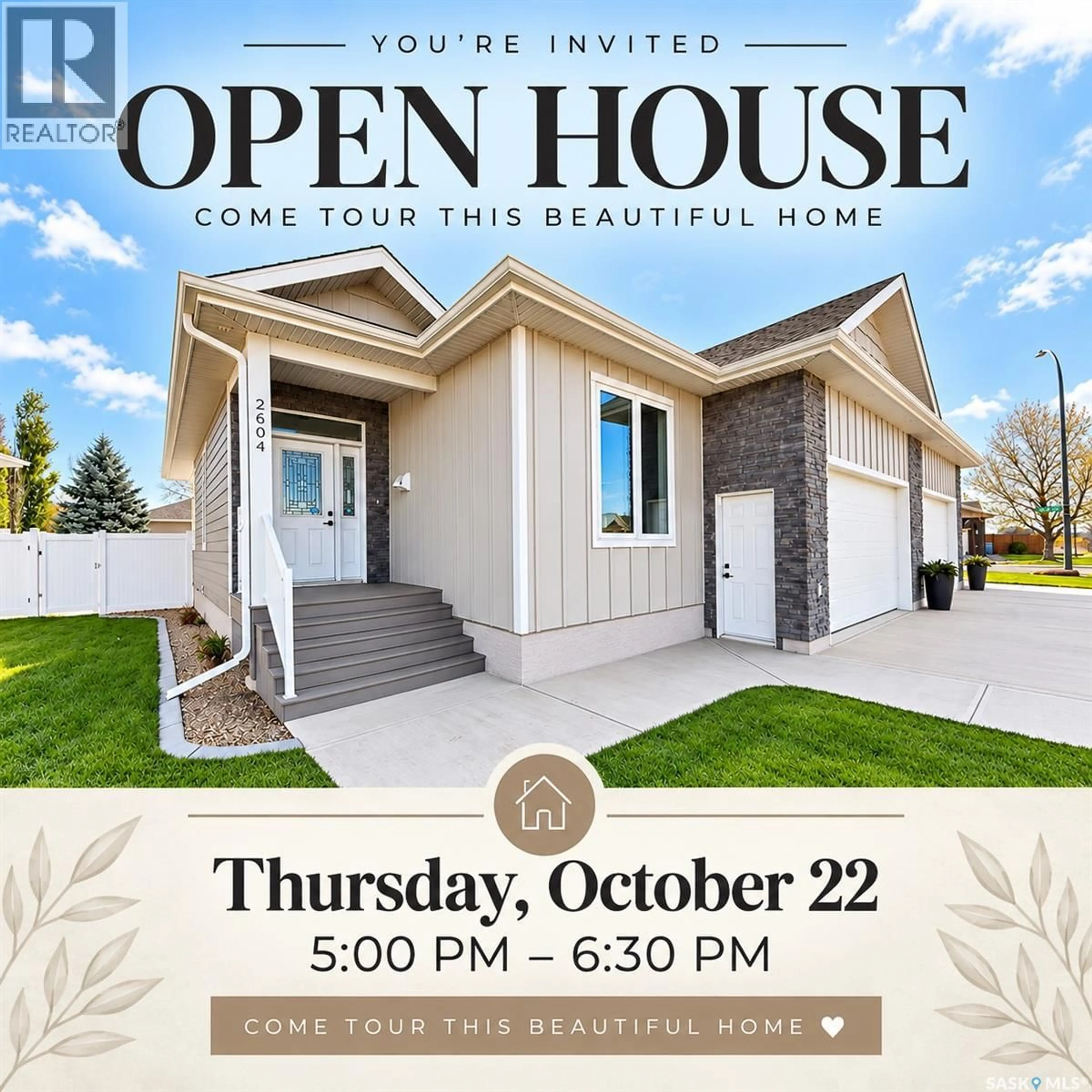 Unknown for 2604 SANDPIPER ROAD, North Battleford Saskatchewan S9A3Z3