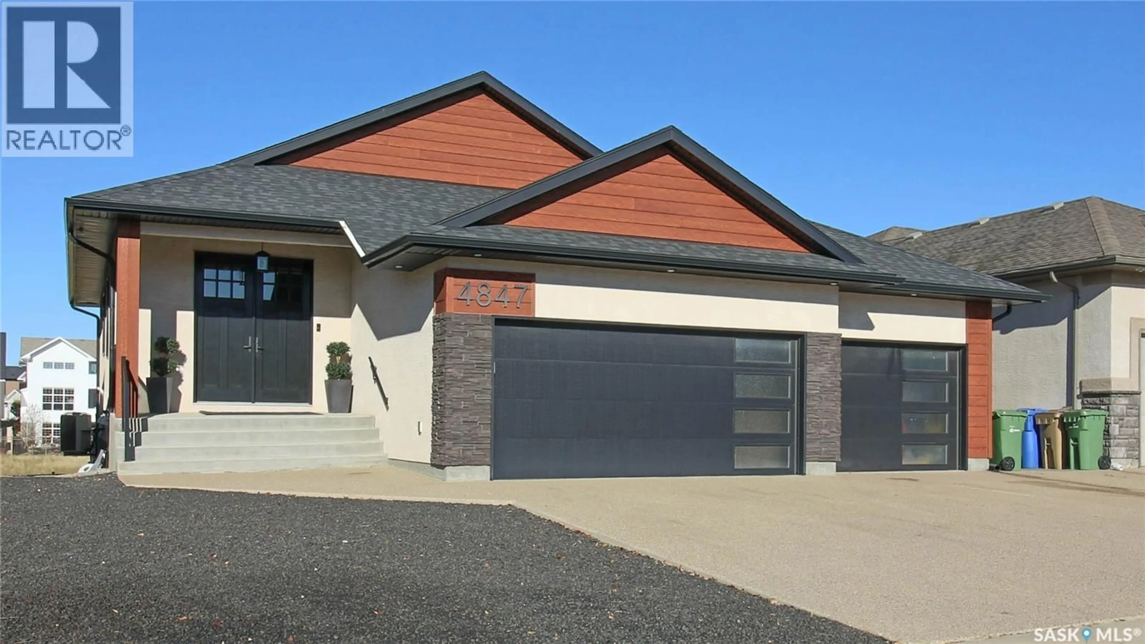 Home with brick exterior material, street for 4847 WRIGHT ROAD, Regina Saskatchewan S4W0A8